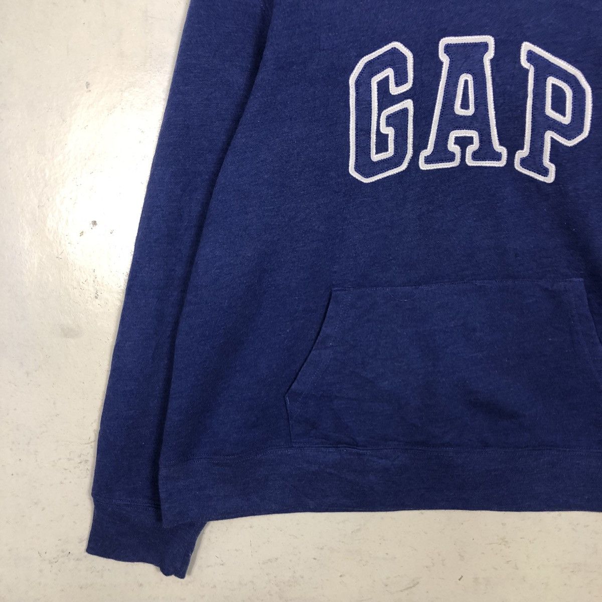 📌Vintage Hoodie Pull Over Sweater Gap Spell Out Big Logo