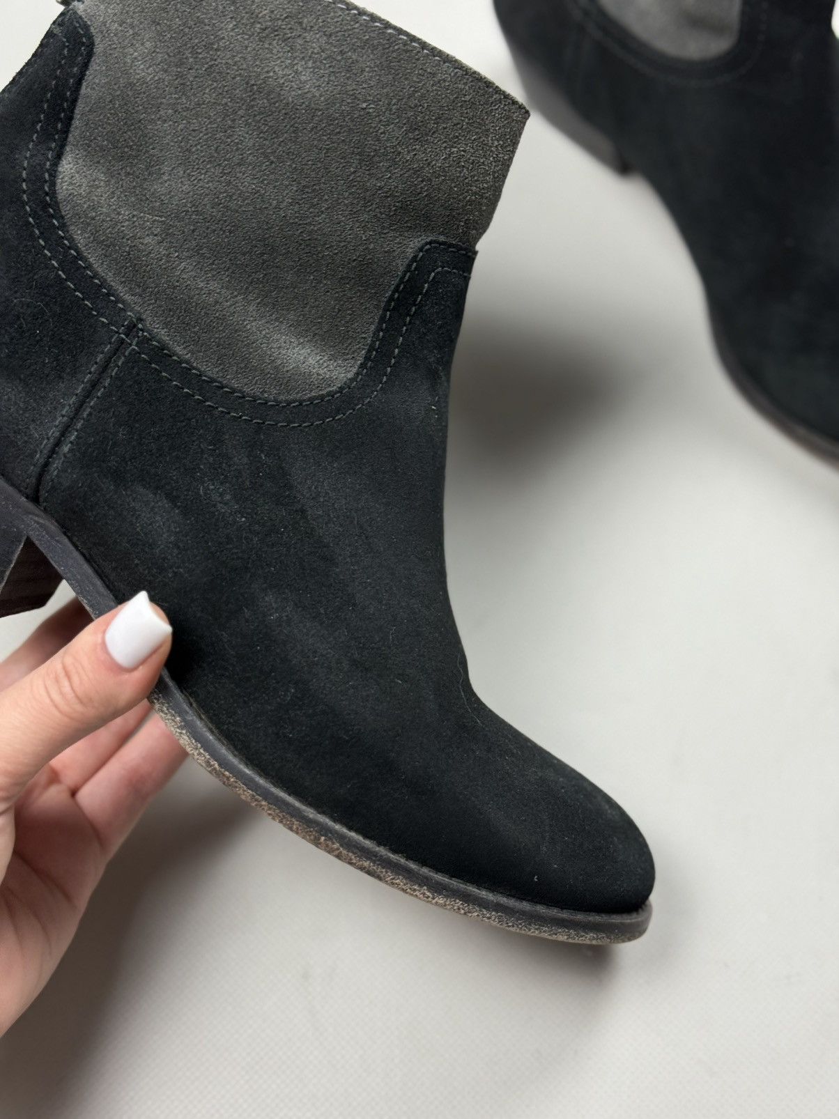 Zadig & Voltaire Zadig & Voltaire Ladies Suede Ankle Zip Biker Boots Shoes Size US 7 / IT 37 - 6 Thumbnail