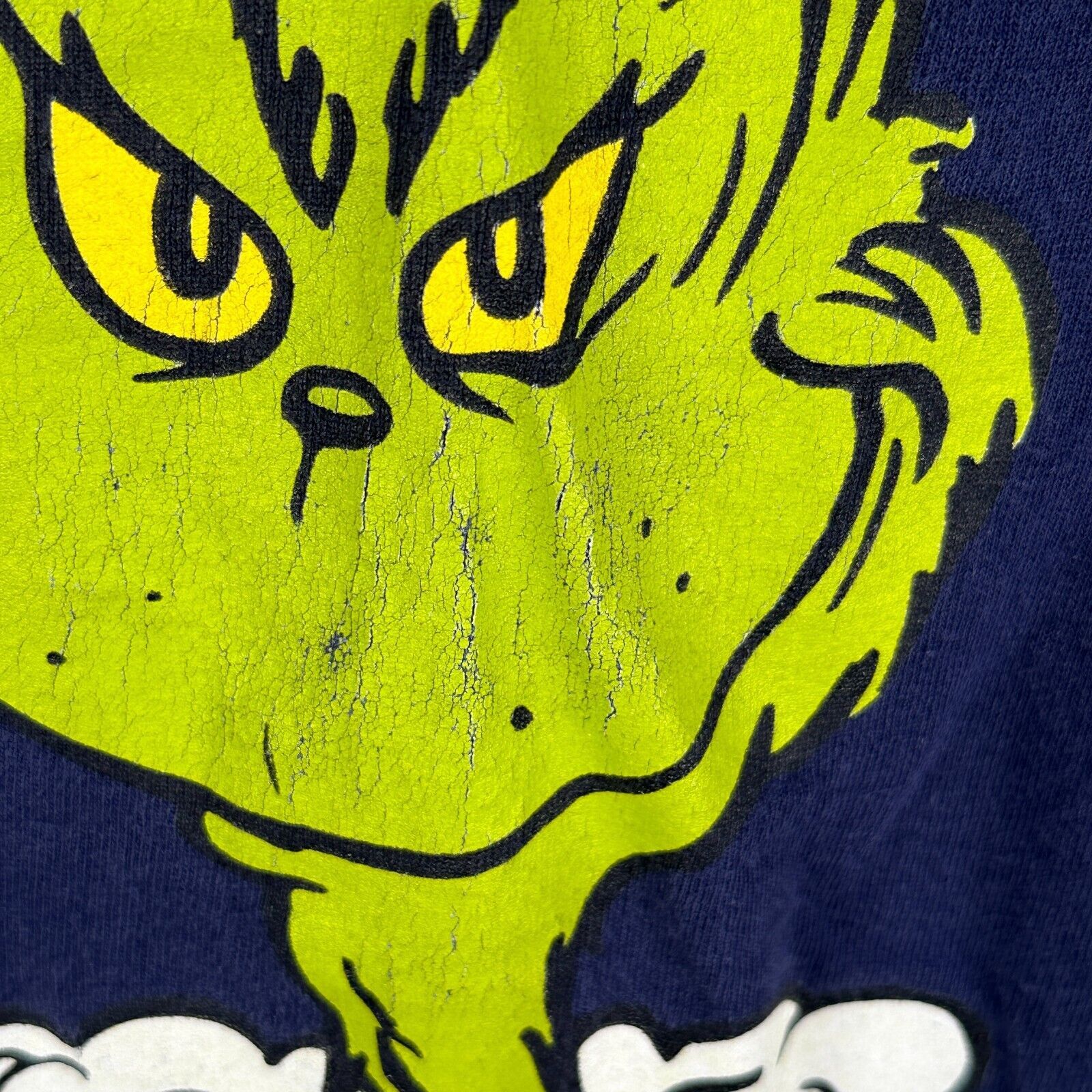 Delta Vintage Santa Grinch Christmas T-Shirt Men Large Blue Cotton Size US L / EU 52-54 / 3 - 11 Thumbnail