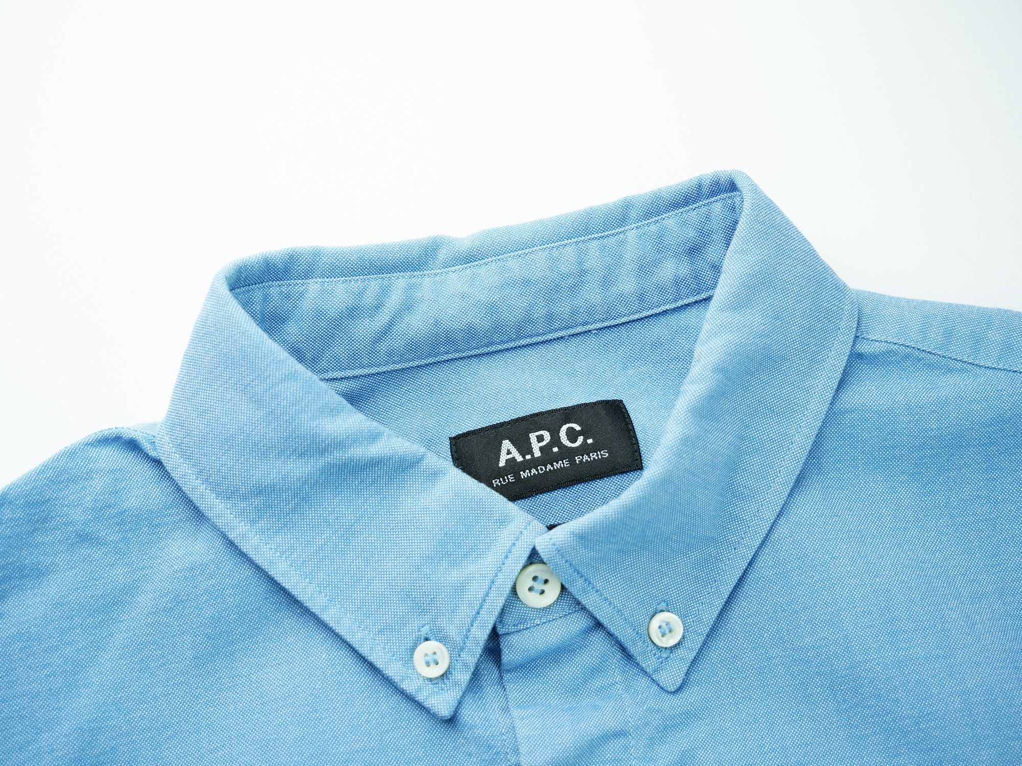 A.P.C. A.P.C. cotton shirt Size US L / EU 52-54 / 3 - 3 Thumbnail