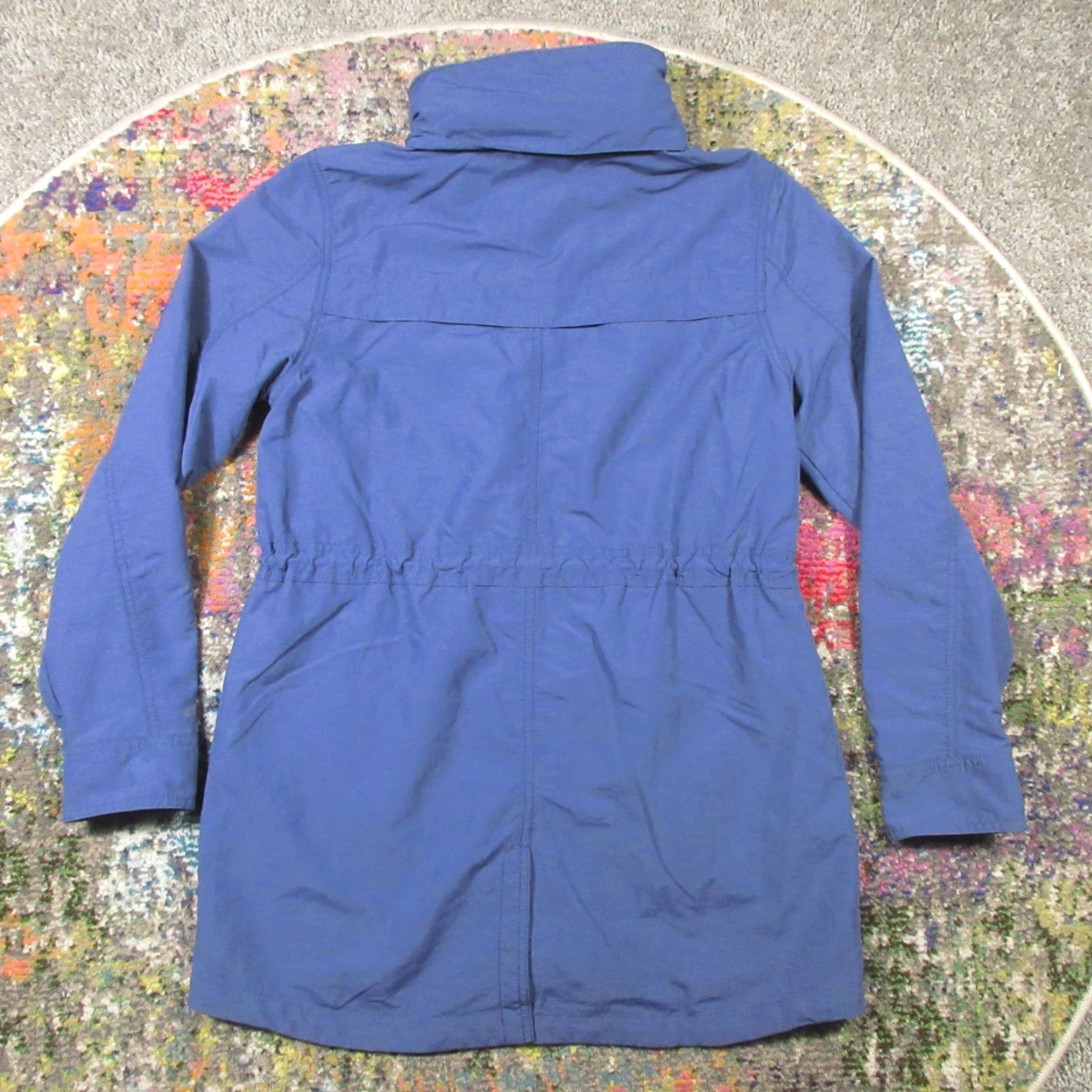Eddie Bauer Eddie Bauer Jacket Parka Women M Blue Hooded Lightweight Nylon Vented Back Breathable Soft Shell Pockets Zip EUC Size M / US 6-8 / IT 42-44 - 3 Thumbnail