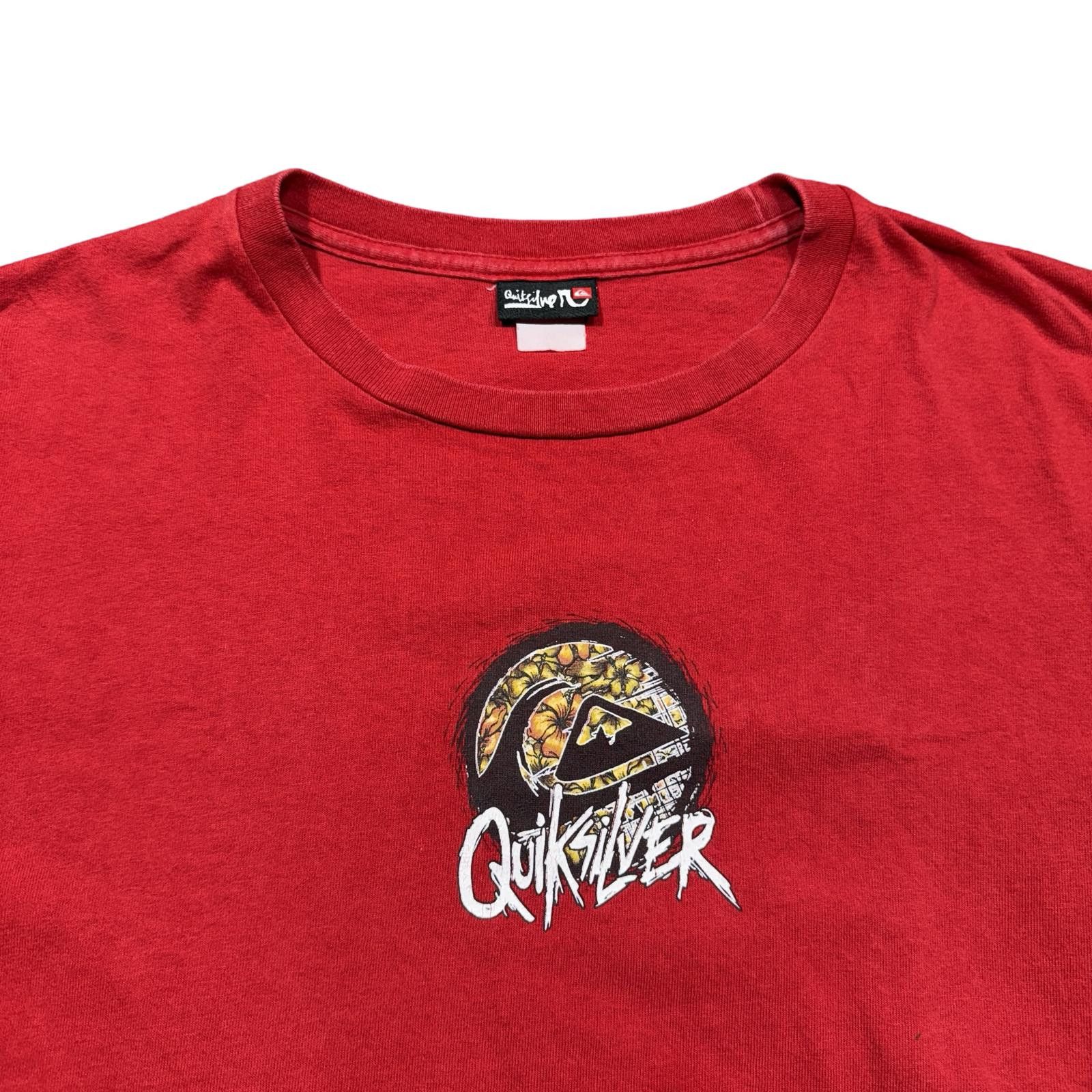 Quiksilver Vintage Quiksilver Y2K Surfing Hawaiian Flower Graphic Tee Size US L / EU 52-54 / 3 - 6 Thumbnail
