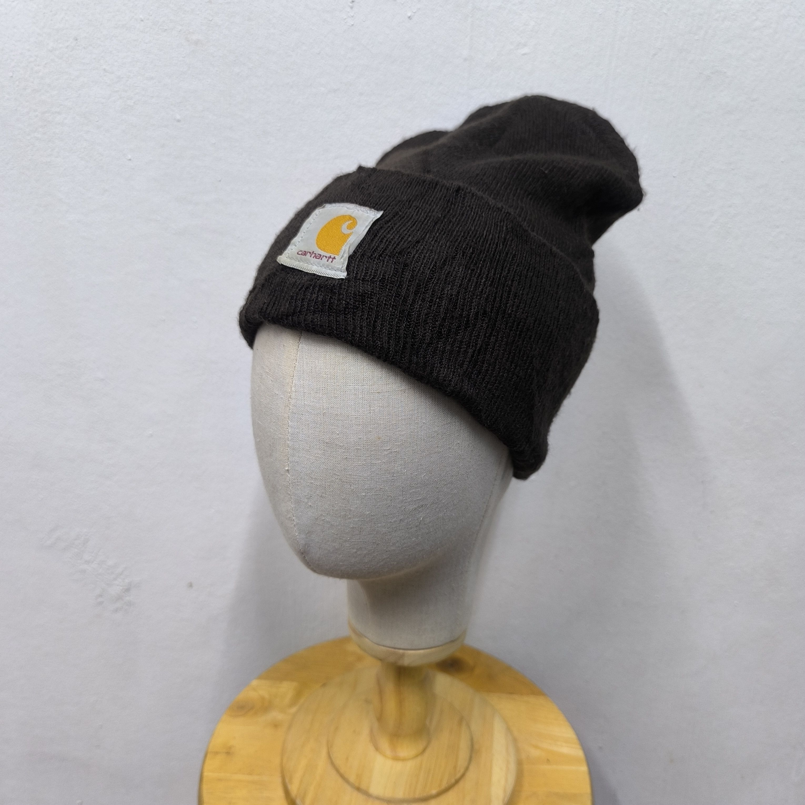 Vintage 💥 Vintage carhartt iconic logo patch made in usa beanie hat Size ONE SIZE - 2 Thumbnail