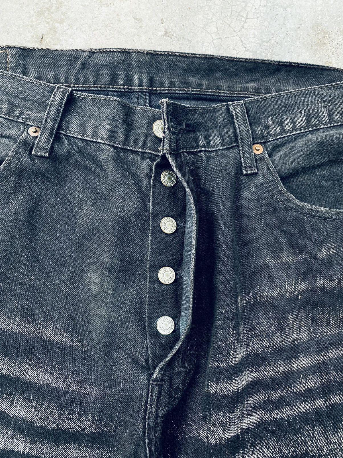 Levi's Vintage 90s Levis 501 Luster Denim Pants Size US 36 / EU 52 - 10 Thumbnail