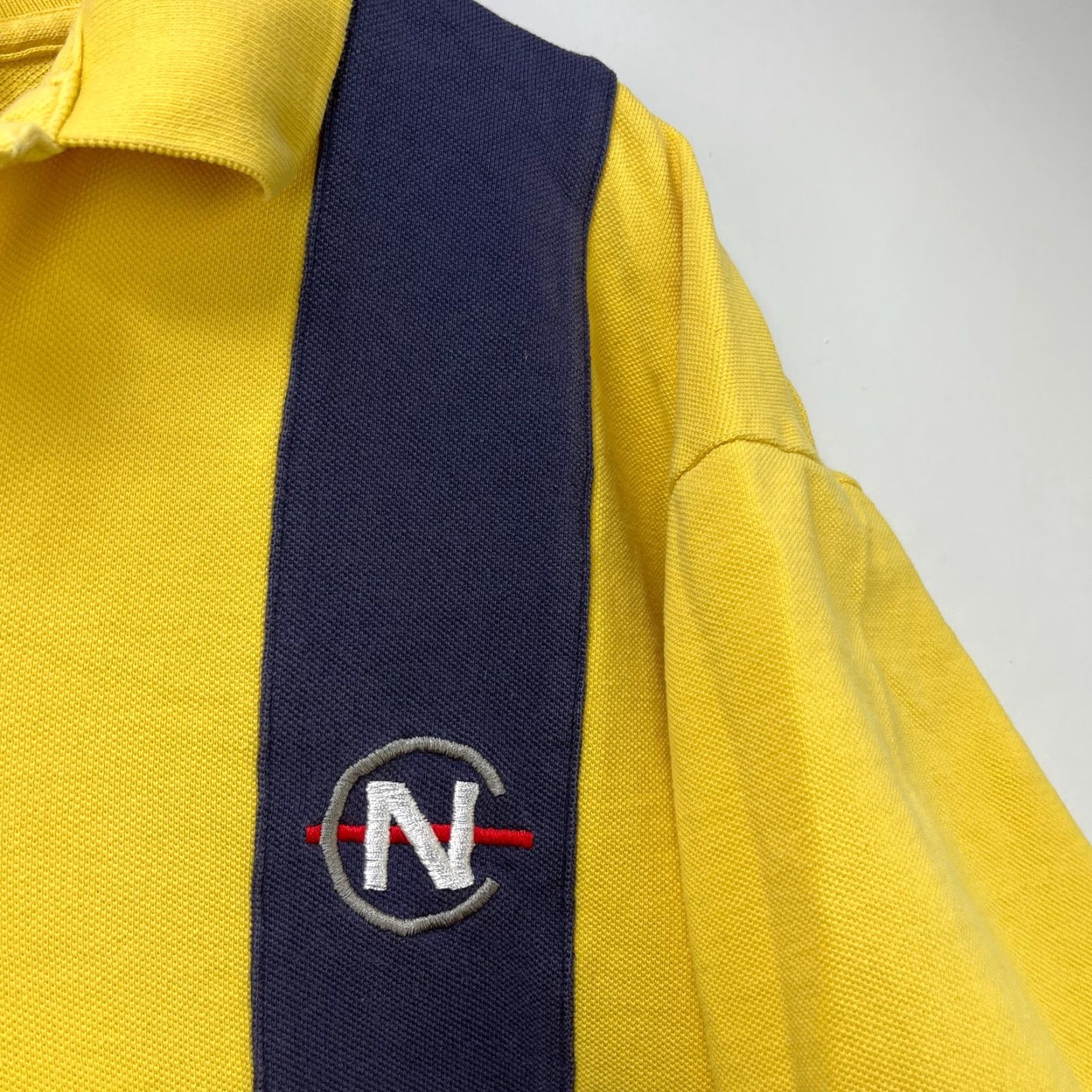 Nautica VINTAGE Nautica Competition Polo Shirt XL Men Yellow 90s Size US XL / EU 56 / 4 - 4 Thumbnail