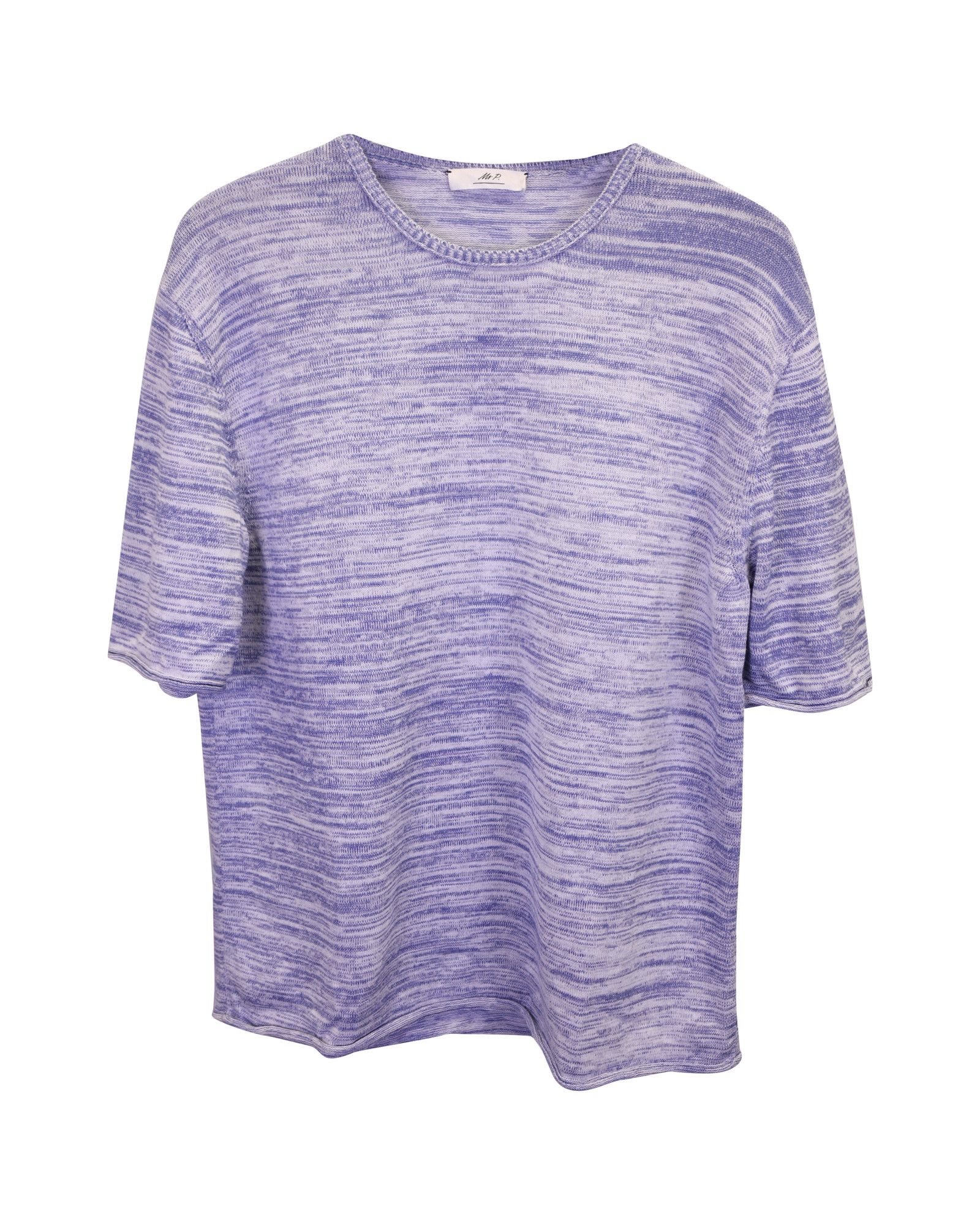 Mr P. Mr. P Striped T-shirt in Light Blue Cotton Size US XS / EU 42 / 0 - 1 Thumbnail