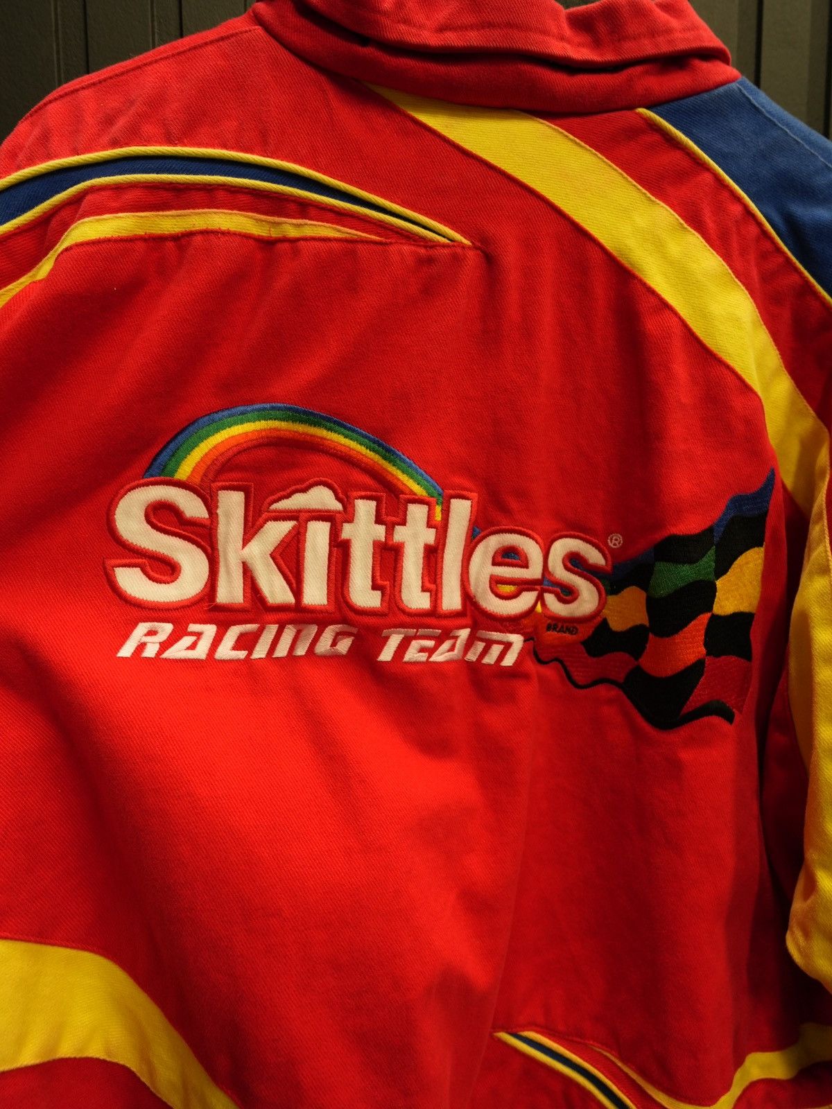 NASCAR × Vintage Vintage NASCAR Skittles Racing Team Track Gear Racing Jacket Size US L / EU 52-54 / 3 - 6 Thumbnail