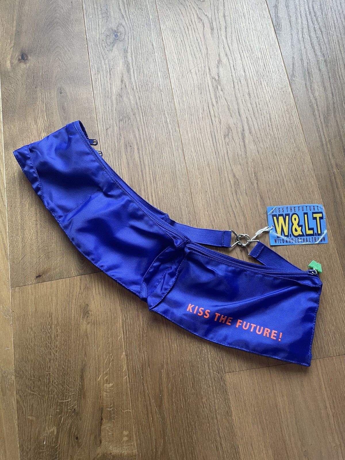 Pre-owned W Lt X W Lt Walter Van Beirendonck 1990s Multi Pockets Nylon Bag In Purple