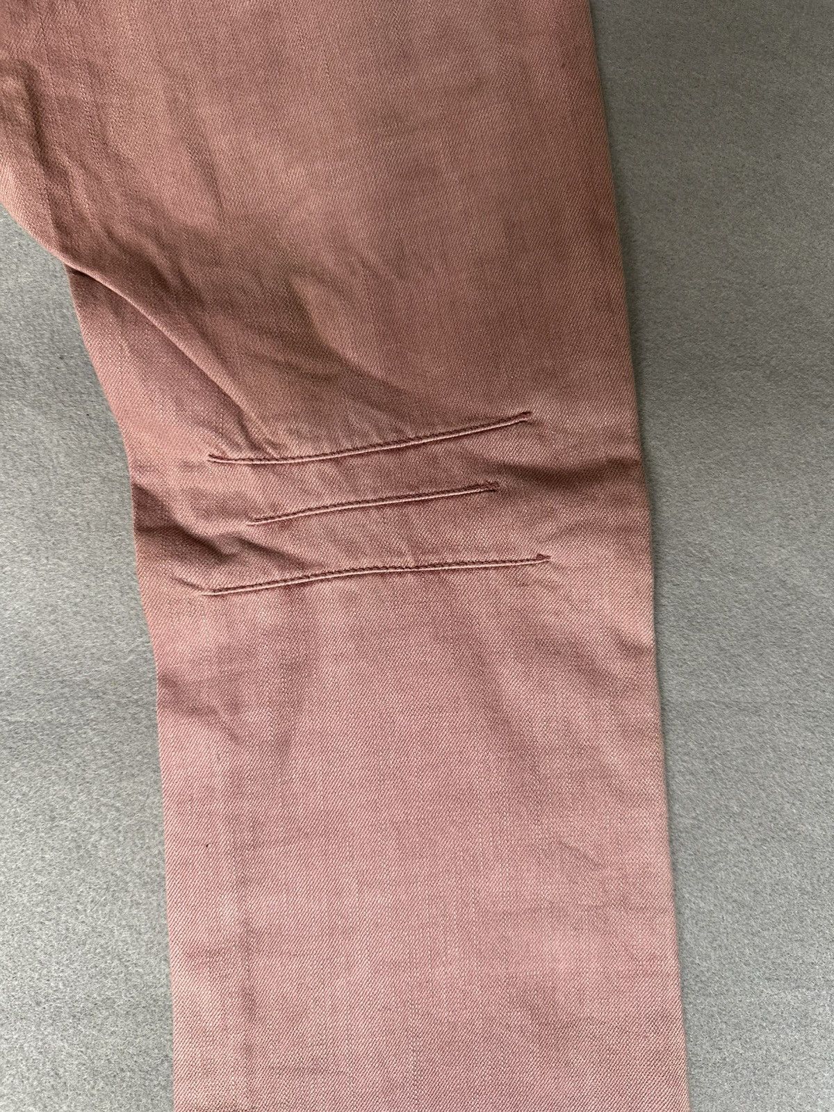 Japanese Brand FLARE Difference Rupert Pink Denim Size US 31 - 13 Thumbnail