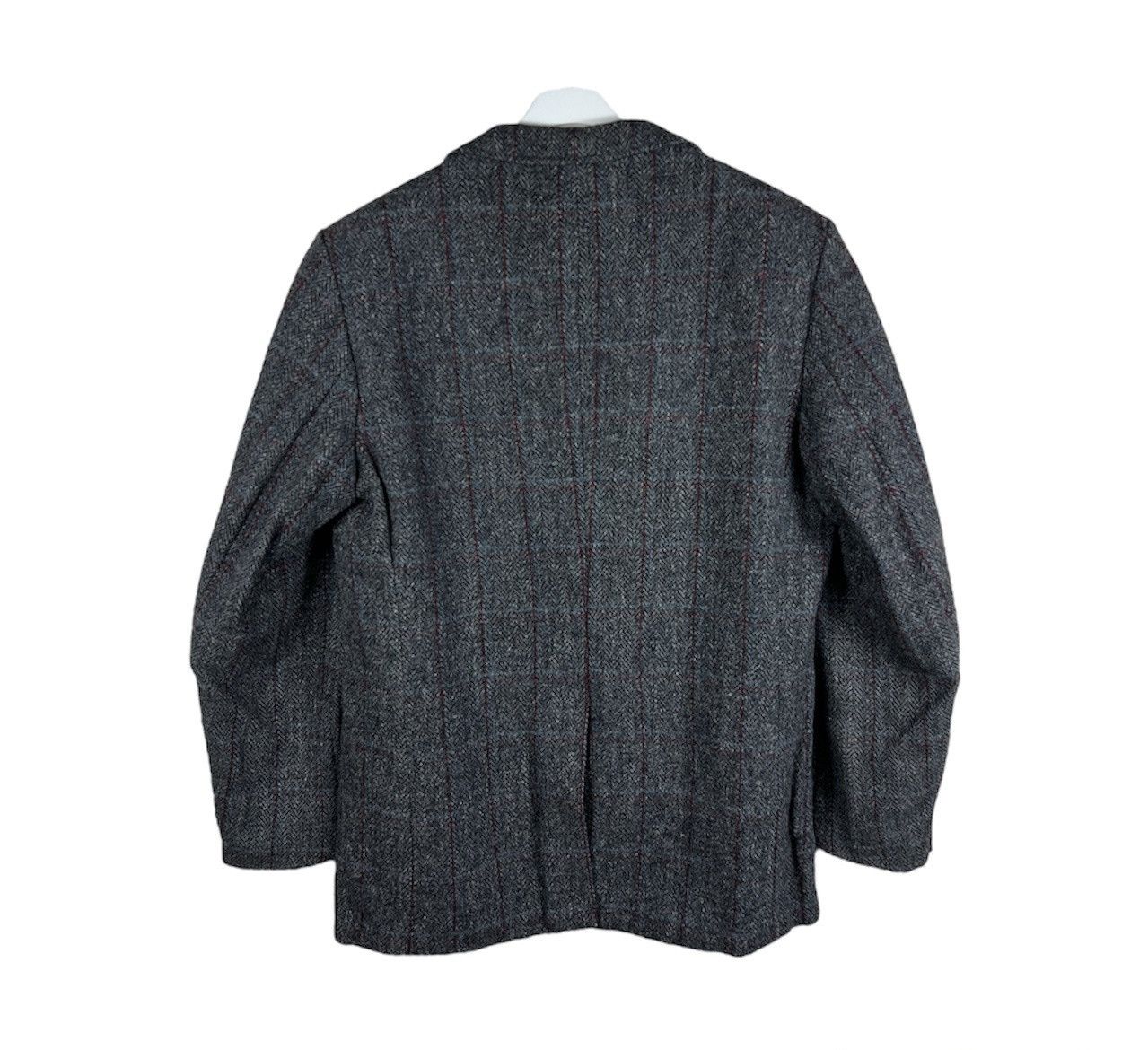 Harris Tweed Vintage 90s Harris Tweed wool light checked blazer jacket Size US L / EU 52-54 / 3 - 2 Thumbnail