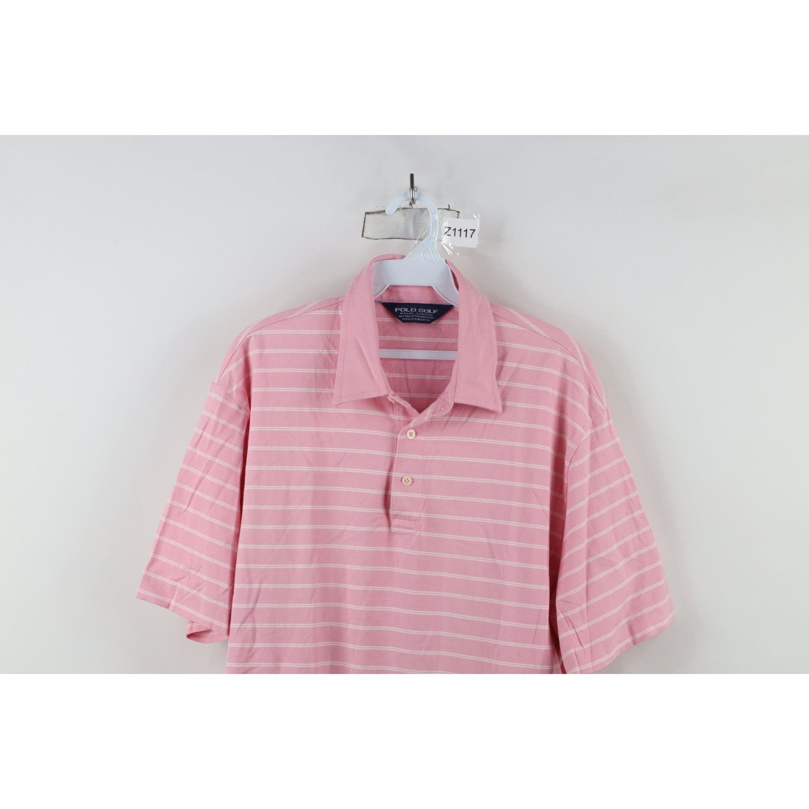 Polo Ralph Lauren Vintage Polo Golf Ralph Lauren Distressed Pima Cotton Polo Size US L / EU 52-54 / 3 - 2 Thumbnail