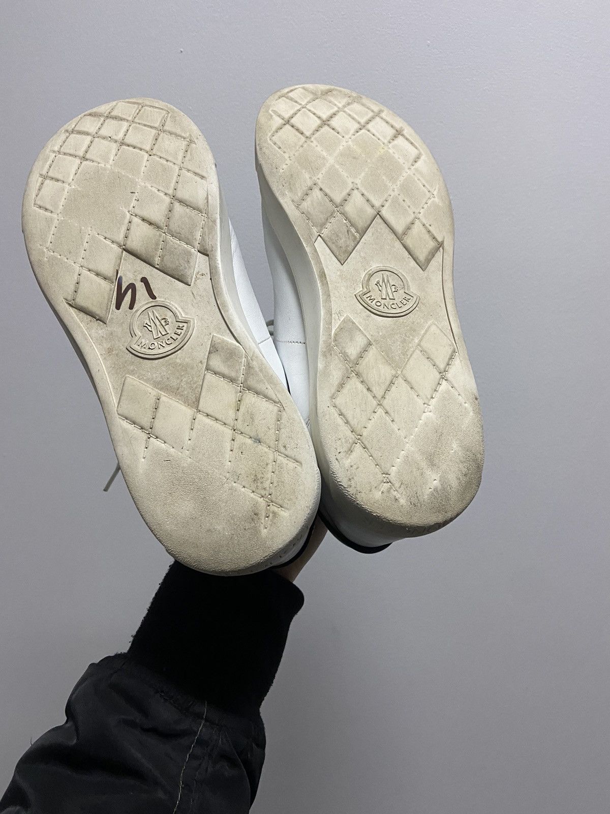 Moncler × Vintage Moncler low top sneakers leather vintage France 🇫🇷 Size US 10 / EU 43 - 15 Thumbnail