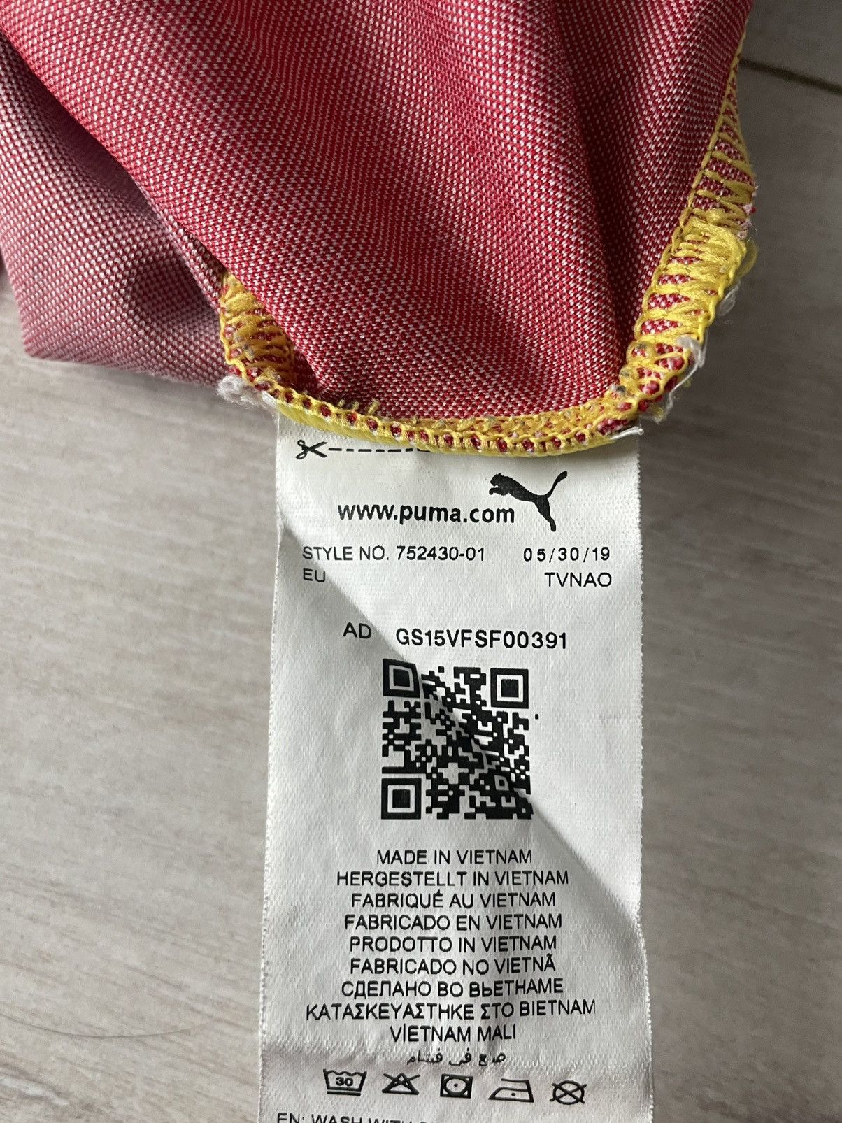 Puma Puma Ghana 2018-19 Home Football Shirt Jersey Blockcore RARE Size US XL / EU 56 / 4 - 8 Thumbnail
