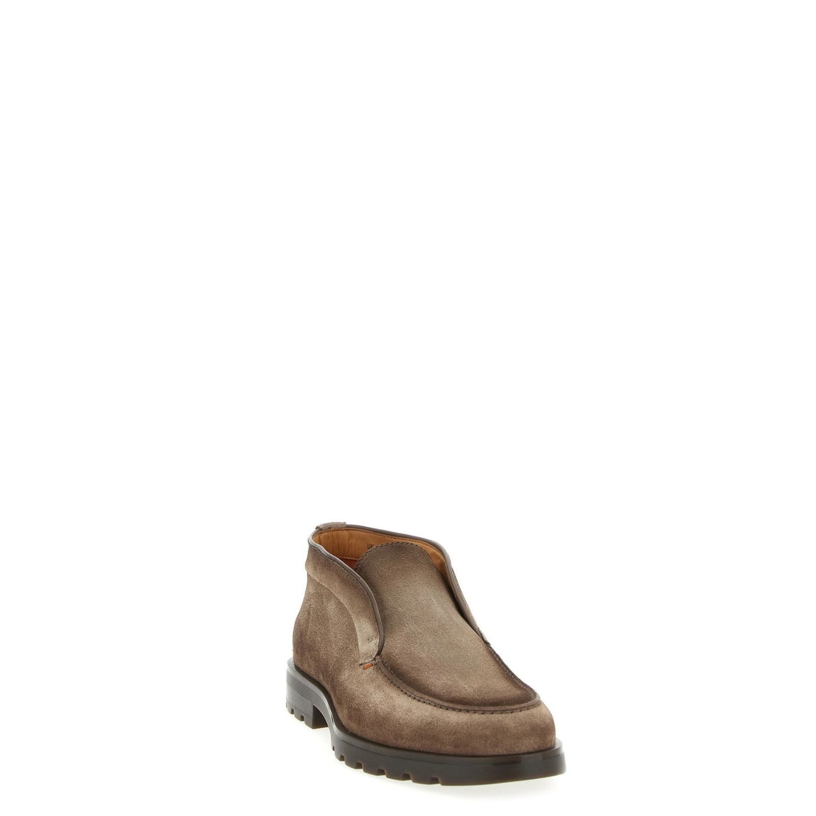 Santoni SANTONI Rock Beige Suede Ankle Boots New & Authentic (Men's Size US 9.5 / EU 42-43 - 2 Thumbnail