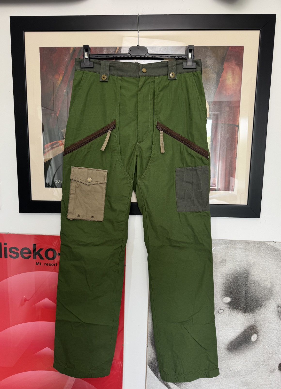 Acne Studios Acne Studios Cargo Trouser Pants Olive Green Multipocket Size US 30 / EU 46 - 1 Thumbnail
