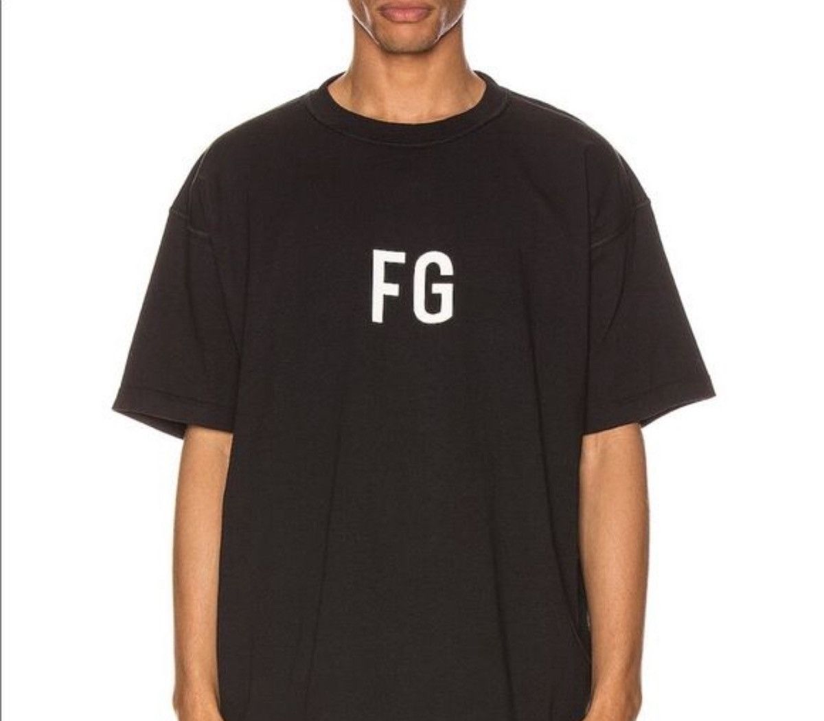 Fear of God Fear of God FG Logo T-Shirt Vintage Black Small Size US S / EU 44-46 / 1 - 1 Thumbnail