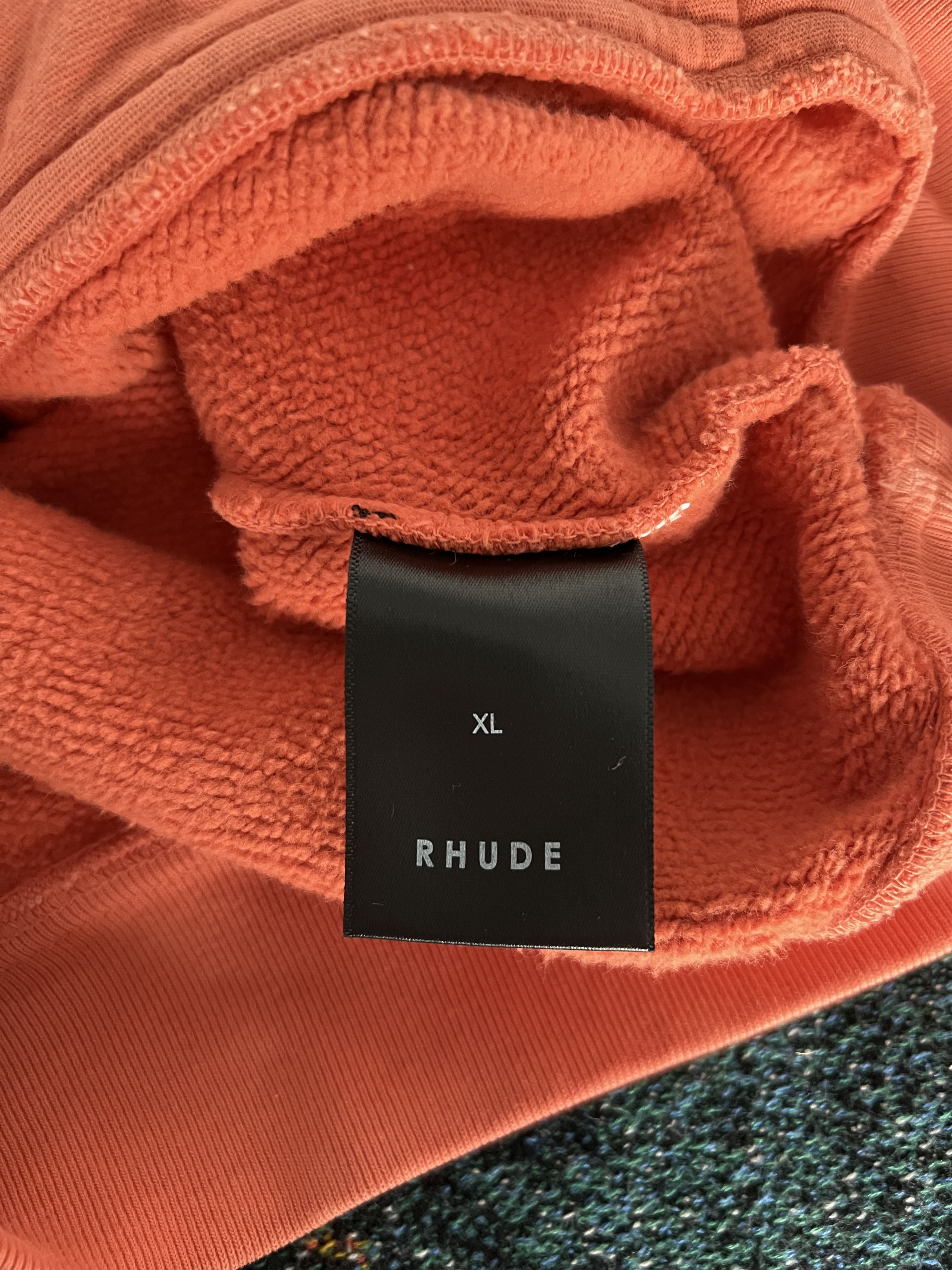 Rhude Rhude Logo Quarter Zip Sweatshirt in Vintage Orange Size US XL / EU 56 / 4 - 9 Thumbnail