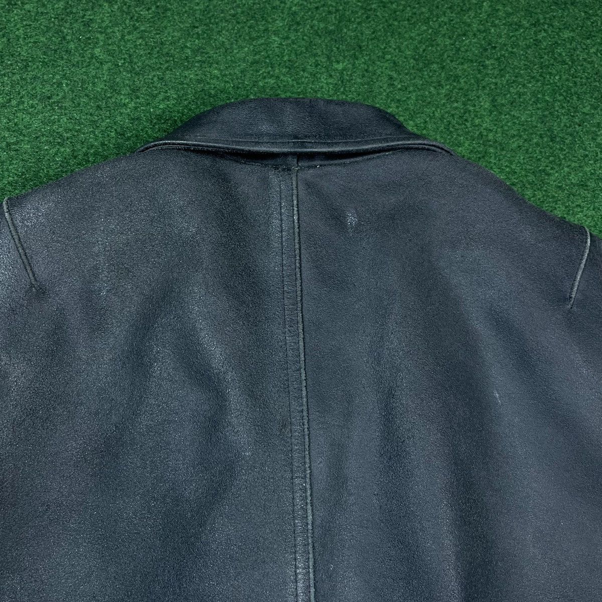 Diesel Vintage 90’s Diesel Leather Bomber Jacket Embroidered Logo Size US M / EU 48-50 / 2 - 15 Thumbnail