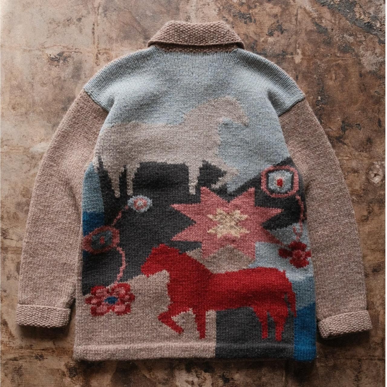 image of Polo Ralph Lauren x Vintage 90's Ralph Laurent Cardigan in Brown, Men's (Size Small)