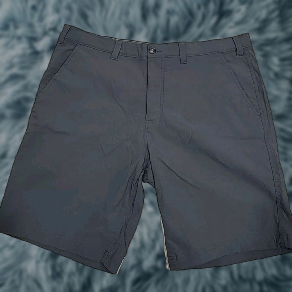 Eddie Bauer VINTAGE Eddie Bauer Outdoor Shorts 40 Gray Chino Stretch Security Pocket 9in Regular Mens Size US 40 / EU 56 - 1 Thumbnail