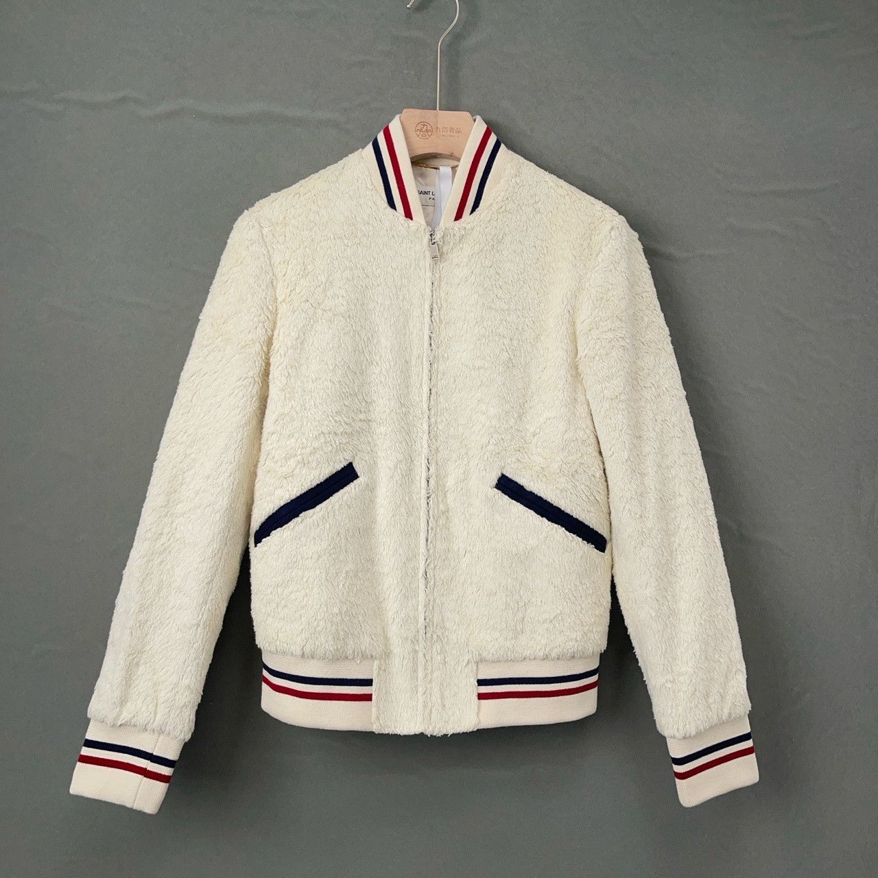 Saint Laurent Paris Saint Laurent Fleece Bomber Jacket Size XS Size XS / US 0-2 / IT 36-38 - 1 Thumbnail