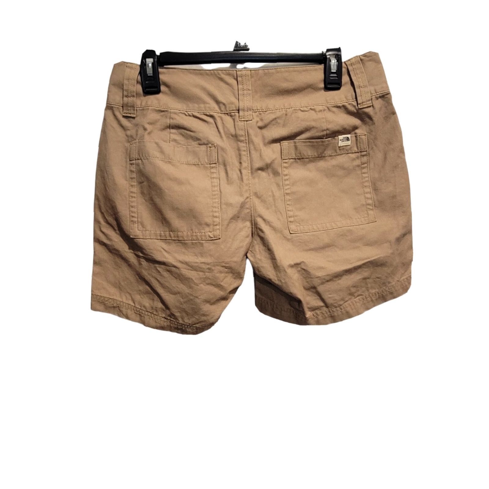 The North Face Sz 8 Women's Khaki Canvas Shorts