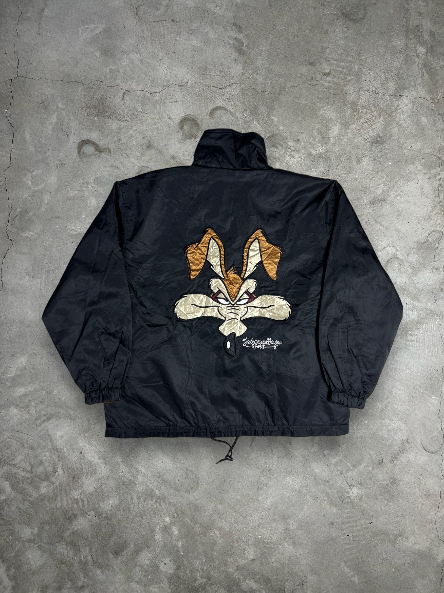 Cartoon Network Vtg 90s Wile E. Coyote Reversible Suede Jacket (XL) GTMD813 Size US XL / EU 56 / 4 - 2 Thumbnail