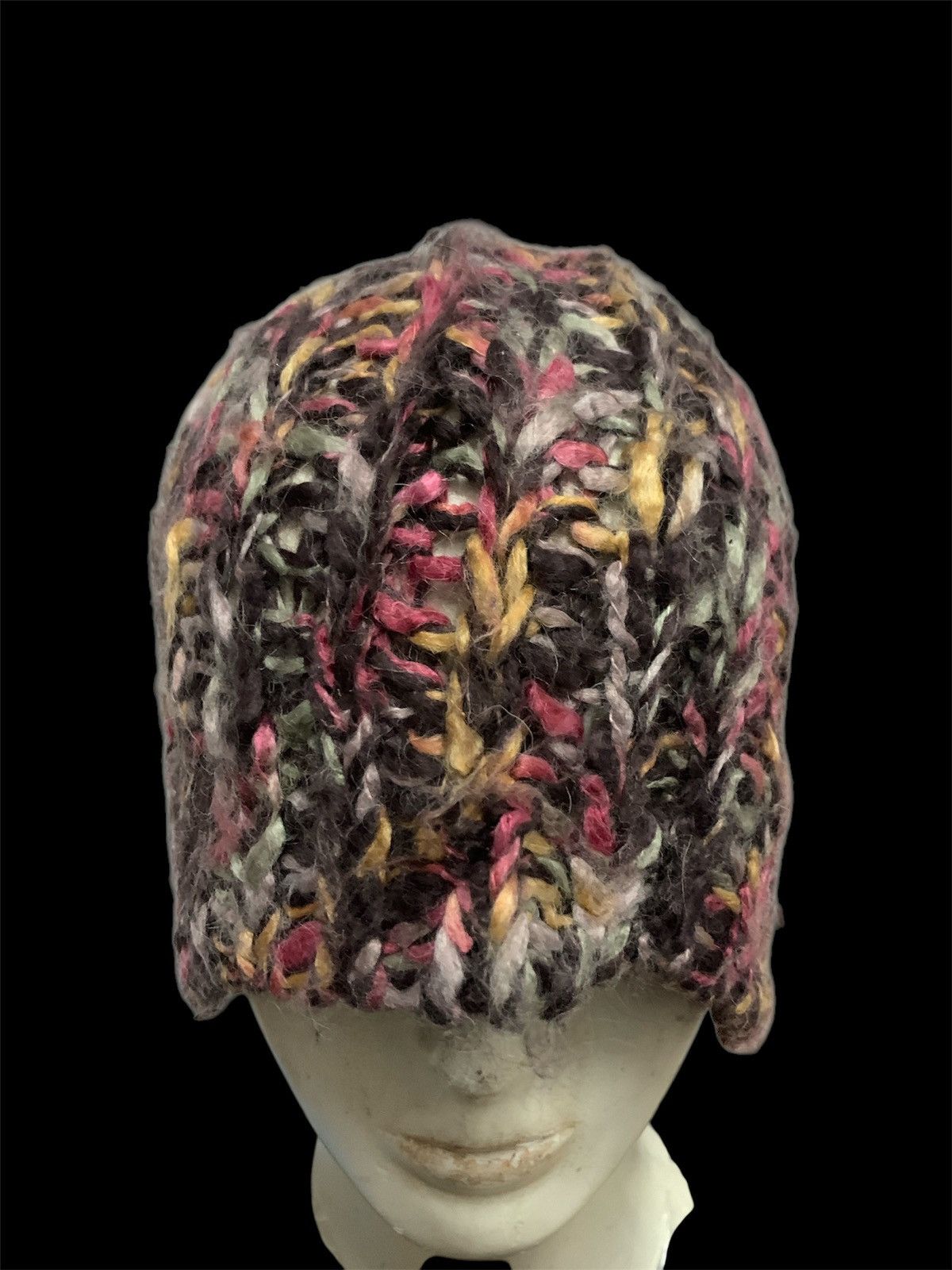 Japanese Brand × Kapital Crochet Knitted Handmade abeanie Hats Good Colour Size ONE SIZE - 5 Thumbnail