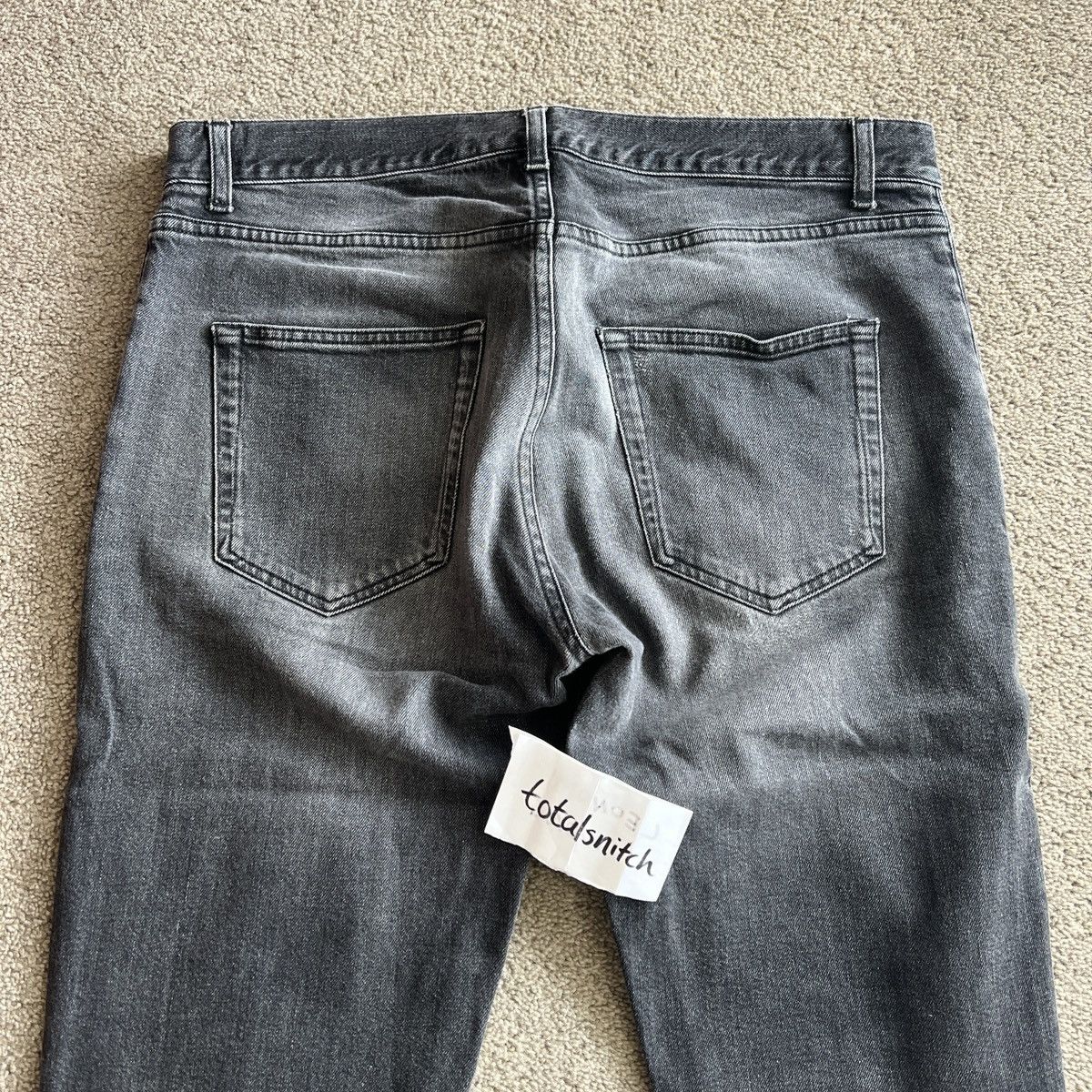 Saint Laurent Paris Saint Laurent Paris D02 Distressed Knee 2017 Denim Jeans Size US 31 - 3 Thumbnail