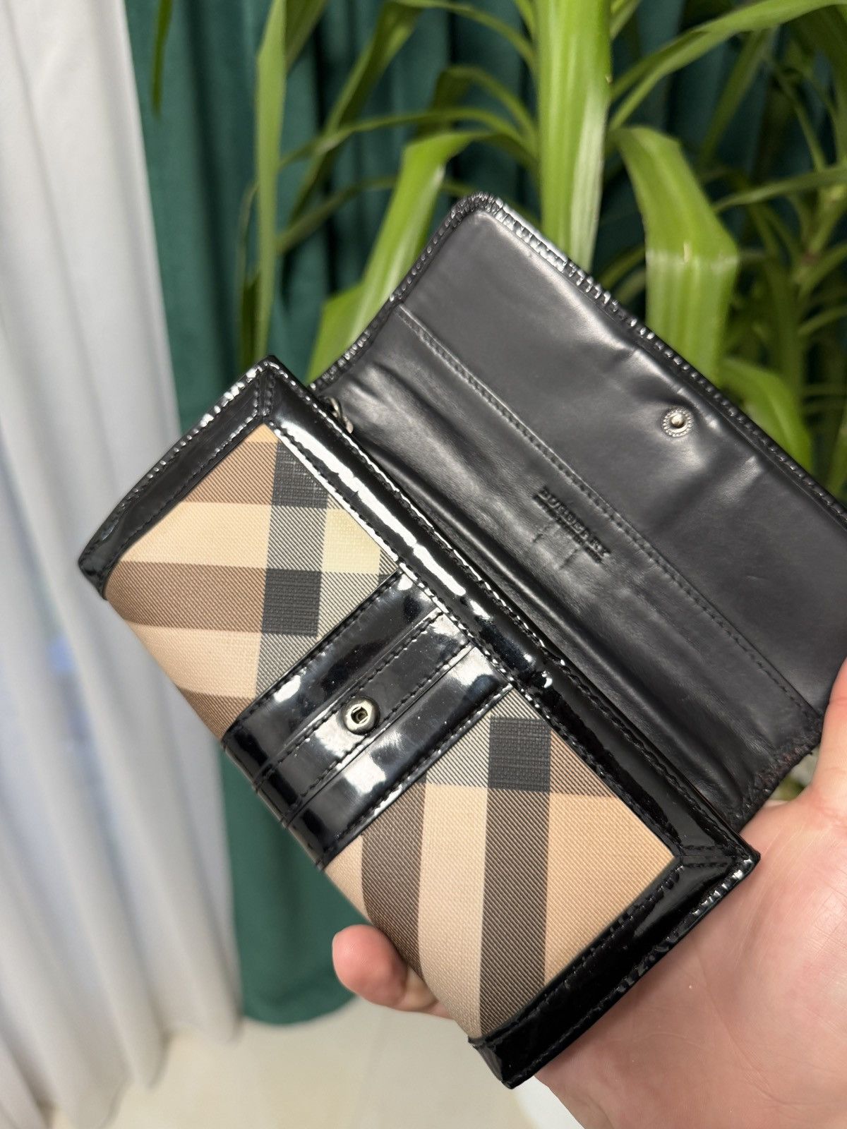 Burberry Vintage Burberry Clutch Wallet Plaid 90s Size ONE SIZE - 11 Thumbnail