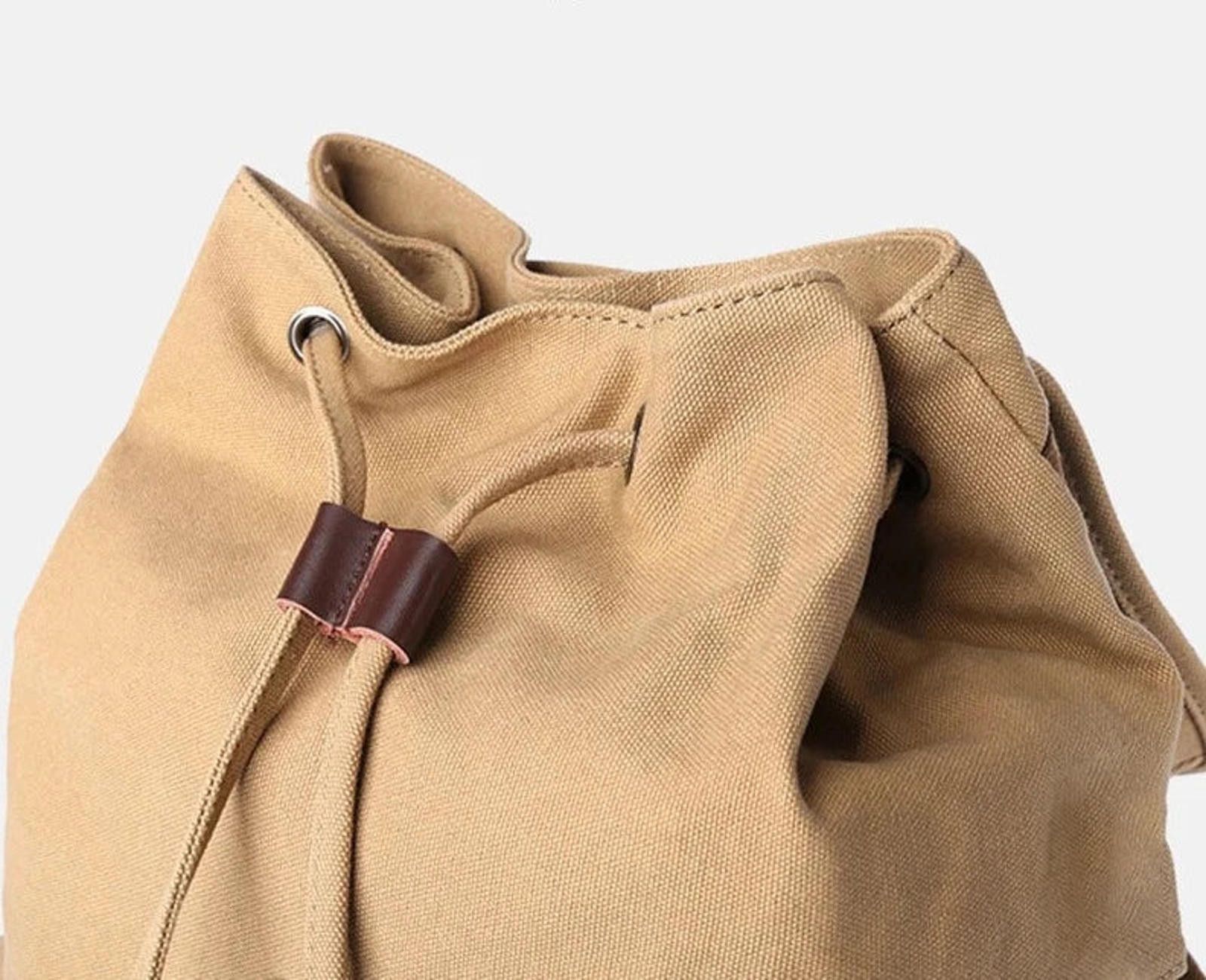Other Vintage Style Canvas Backpack Size ONE SIZE - 8 Thumbnail