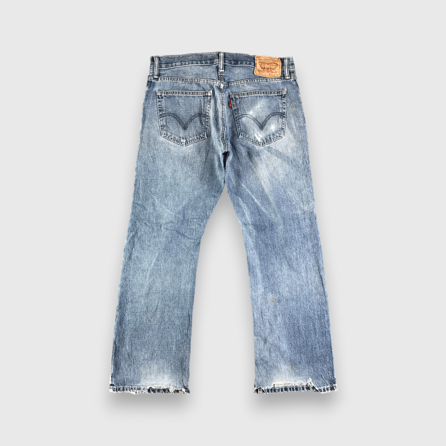 Levi's Vintage Blue Wash Levis 527 Flare Jeans-J3149 Size US 34 / EU 50 - 2 Thumbnail