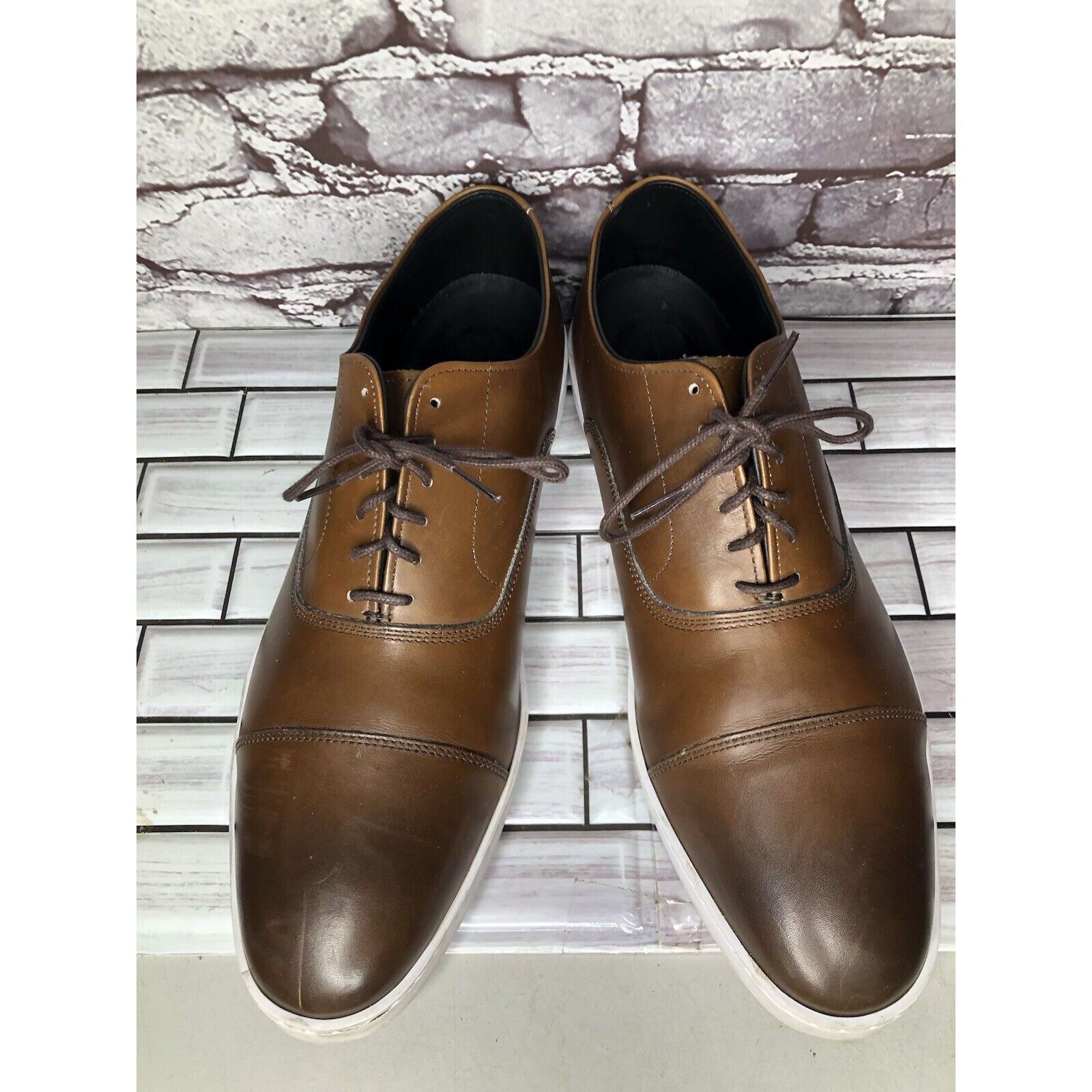 Allen Edmonds Allen Edmonds Park Avenue Brown leather Oxford Dress Sneaker Size US 13 / EU 46 - 2 Thumbnail