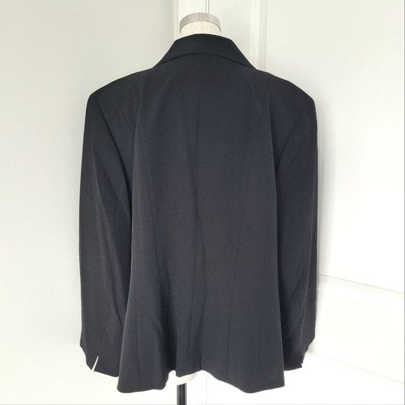 Kasper Single Button Double Slit Pocket Long Slv Blazer Sz 20W Work Size 3XL / US 20-22 - 11 Thumbnail
