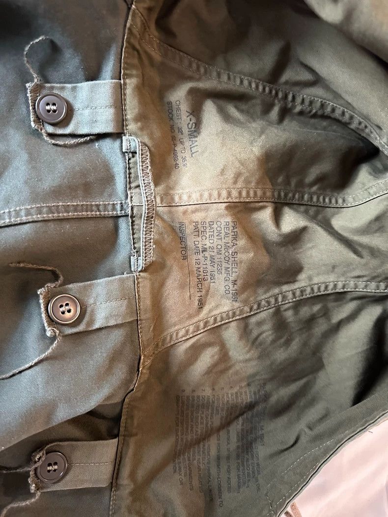 The Real McCoy's The Real McCoy's PARKA-SHELL M-1951 M51 Fish Tail Parka 250 Size US XS / EU 42 / 0 - 4 Thumbnail