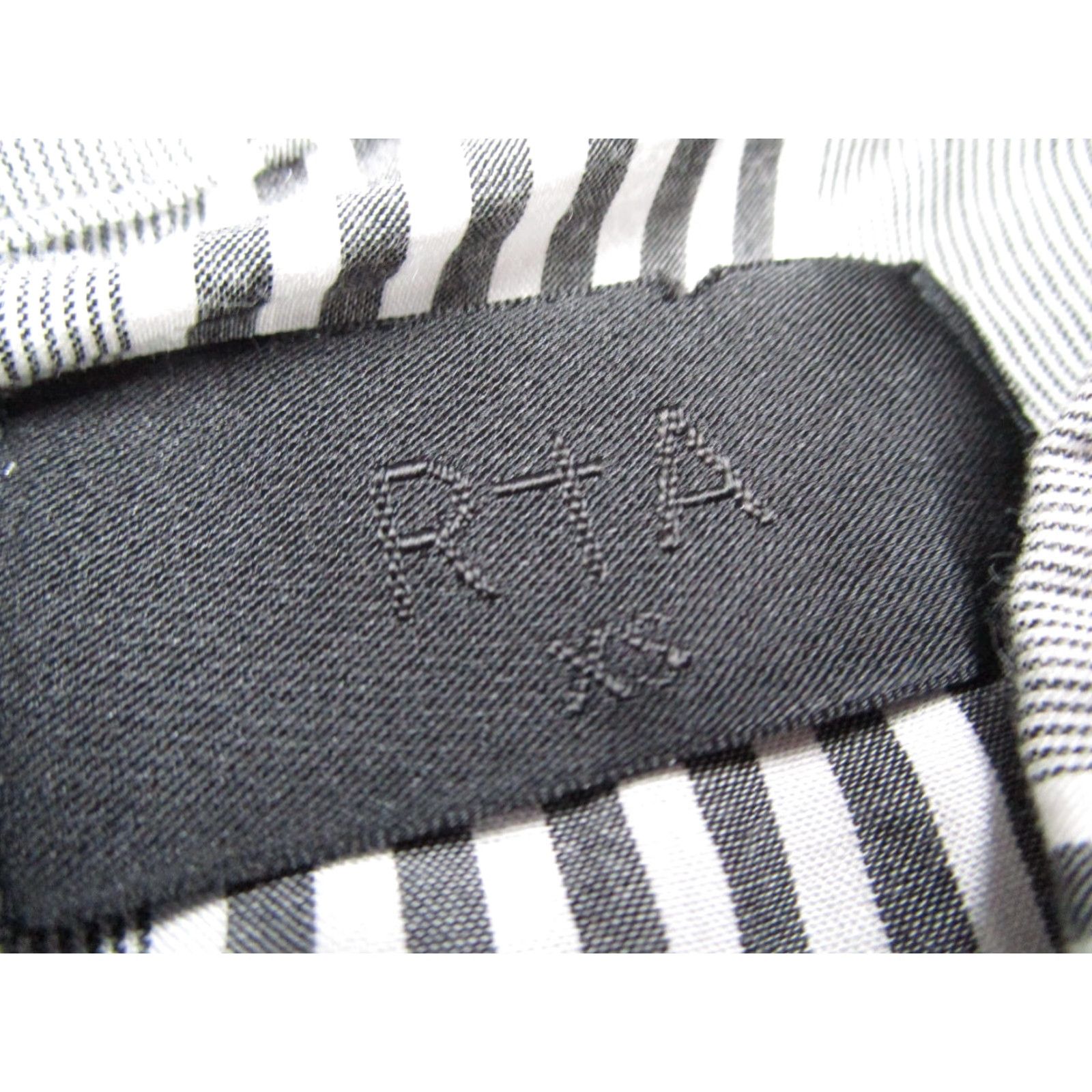 Rta RTA Shirt Mens XS Gray Striped Button-Up Long Sleeve Lightweight Classic Cotton/Viscose Blend Size US XS / EU 42 / 0 - 3 Thumbnail