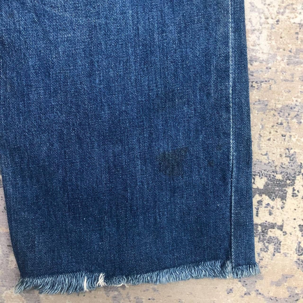 P863. VINTAGE TALON ZIPPER MCQUEEN JEANS