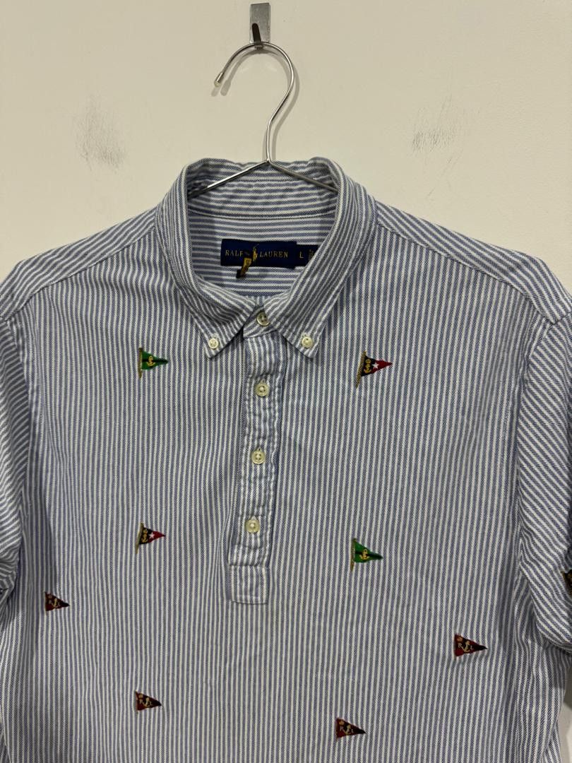 Polo Ralph Lauren Polo Ralph Lauren Knit Oxford Polo Tee Size US L / EU 52-54 / 3 - 2 Thumbnail