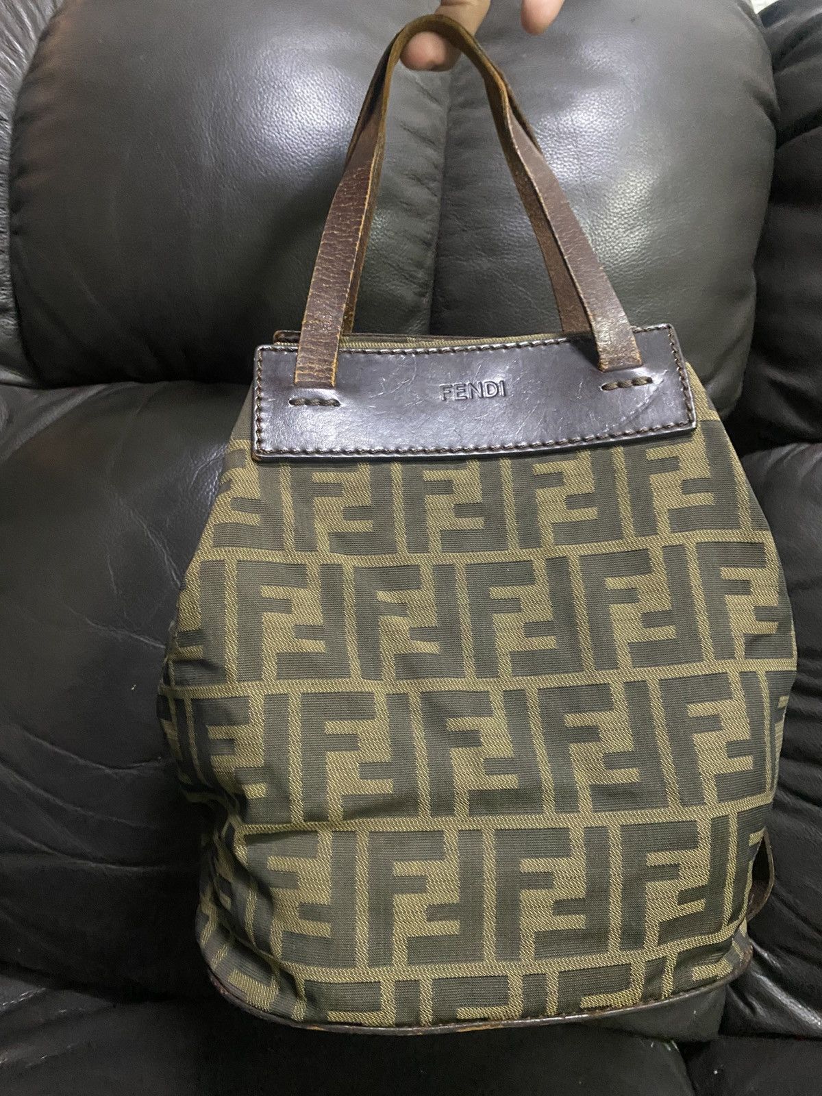 Fendi Authentic Vintage Fendi Zucca Monogram Mini Tote Bag Size ONE SIZE - 24 Thumbnail