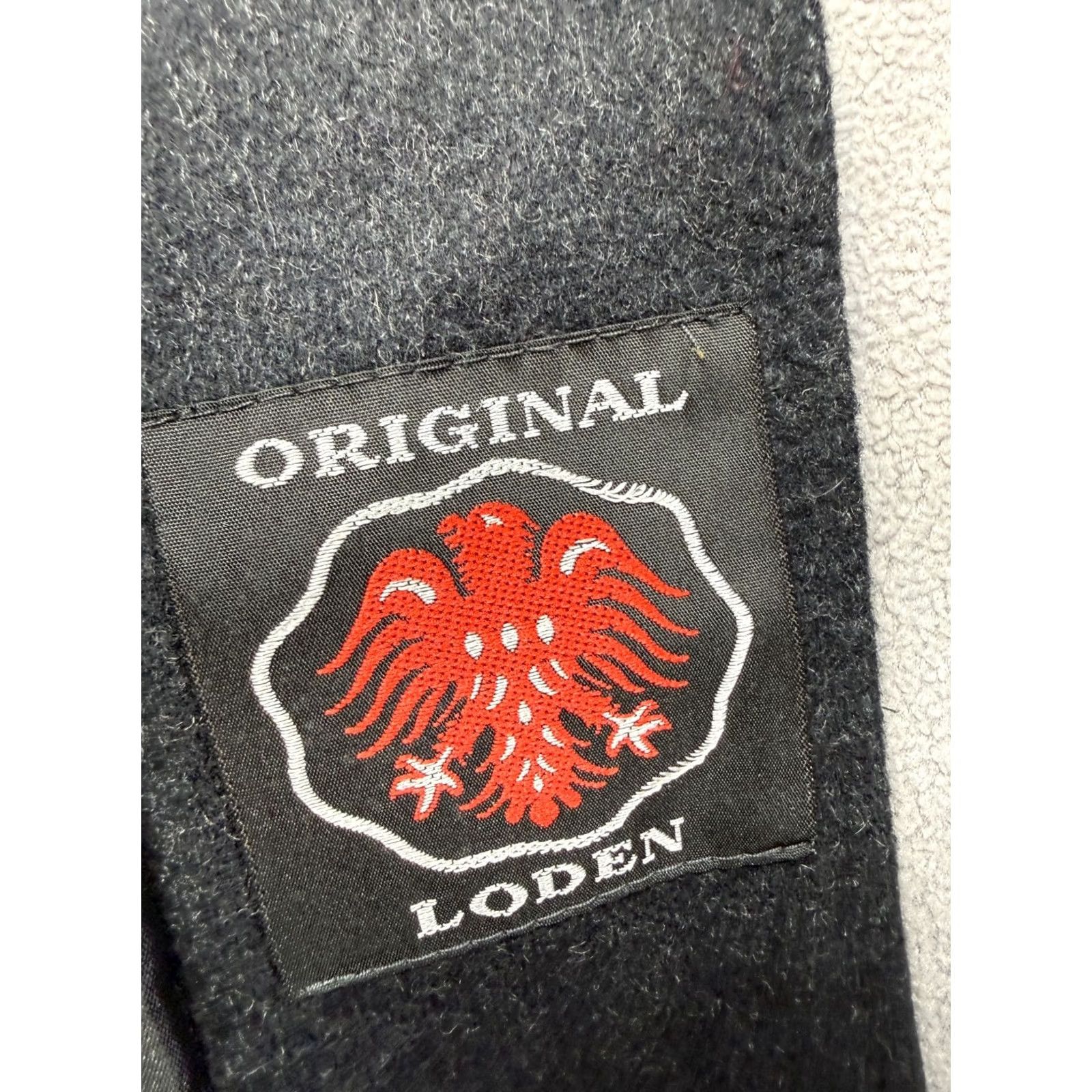 Vintage VINTAGE Loden Coat Womens One Size Dark Gray Wool 44in Size ONE SIZE - 3 Thumbnail