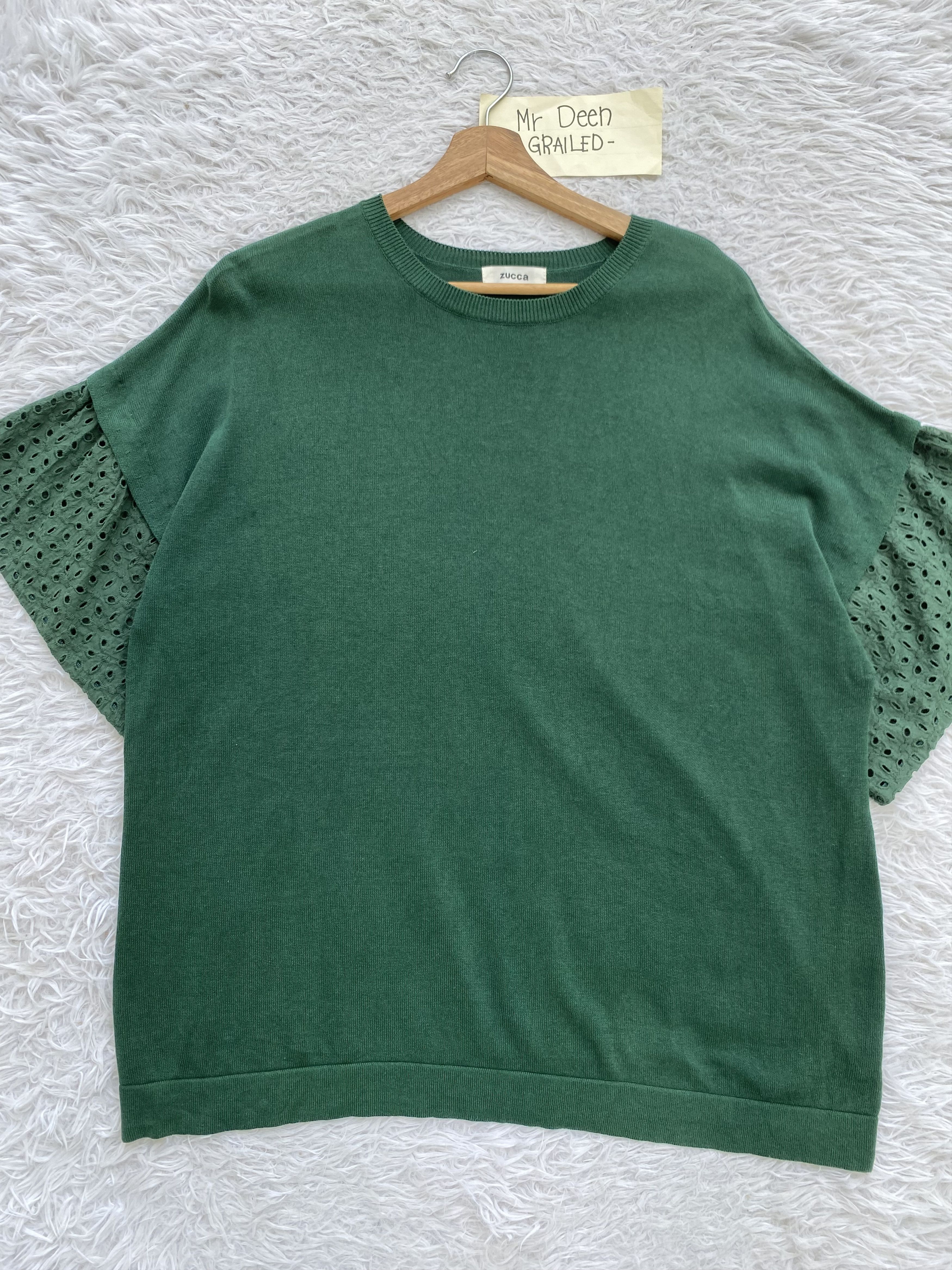 Issey Miyake Rare ZUCCA by Issey Miyake Green Shirt Size M / US 6-8 / IT 42-44 - 3 Thumbnail