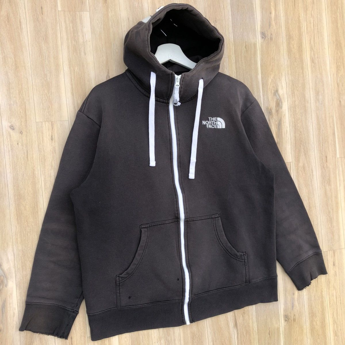 The North Face Vintage The North Face Hoodie Faded Pullover Size US L / EU 52-54 / 3 - 3 Thumbnail