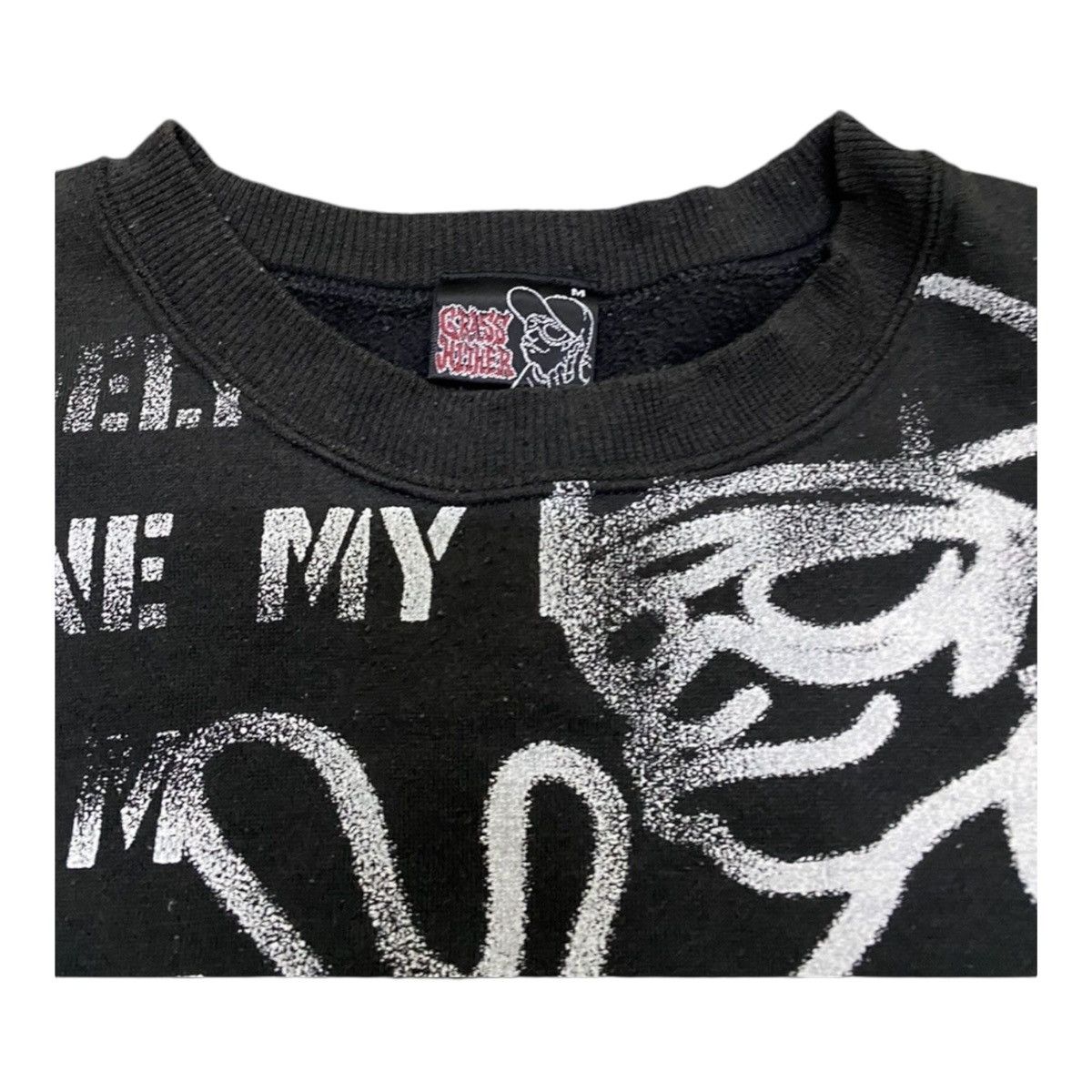 Rap Tees GRASS HITHER RAPPERS OVER PRINT DESIGN SWEATSHIRT Size US M / EU 48-50 / 2 - 6 Thumbnail