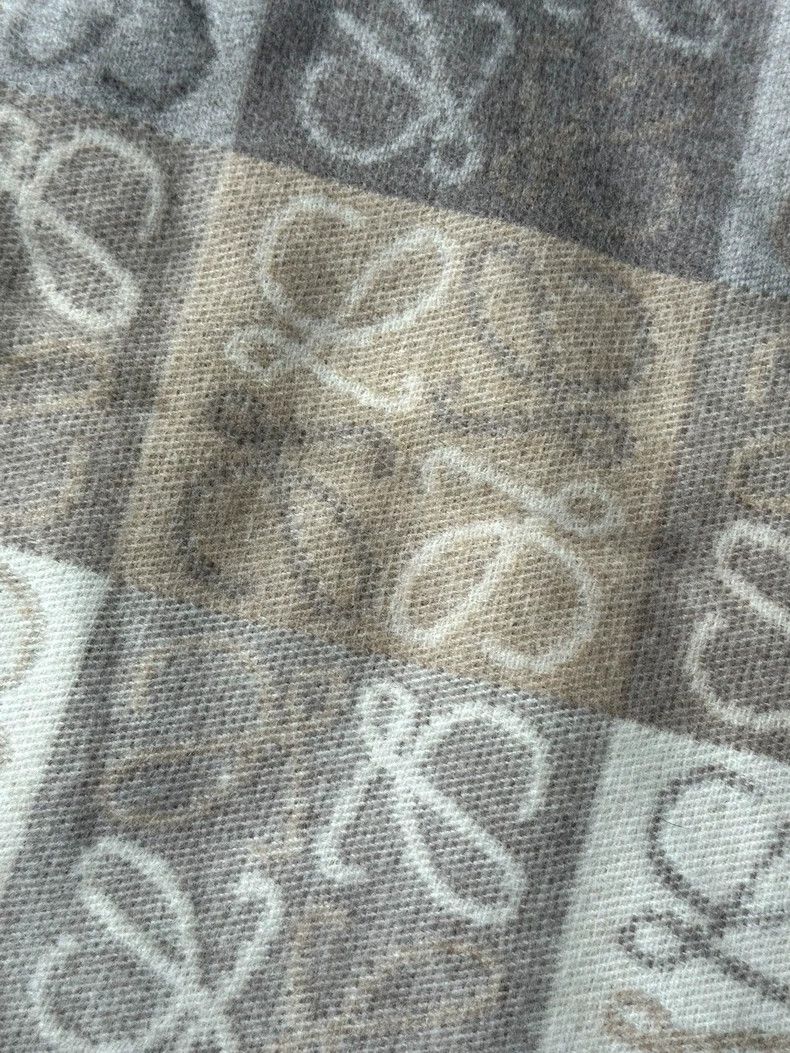 Loewe LOEWE Checkered scarf Size ONE SIZE - 2 Thumbnail