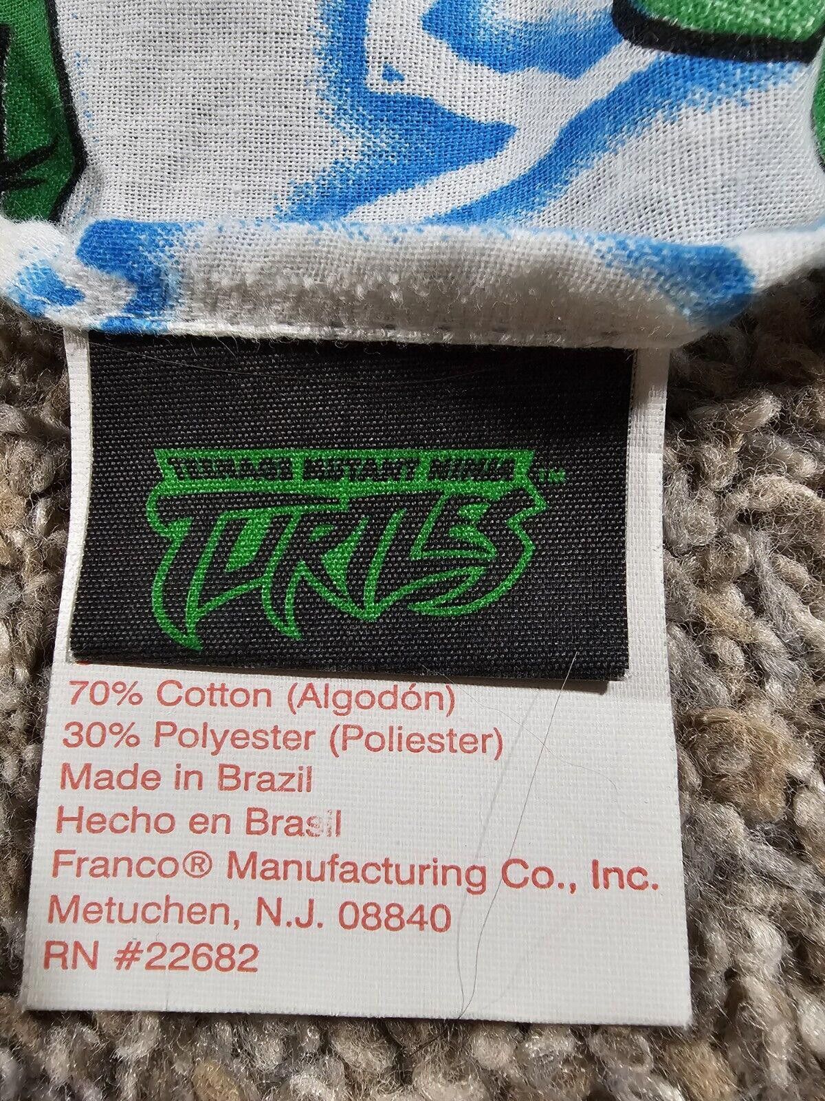Designer Mirage Studios 2004 Ninja Turtles TMNT Flat Twin Bed Sheet Size ONE SIZE - 9 Thumbnail
