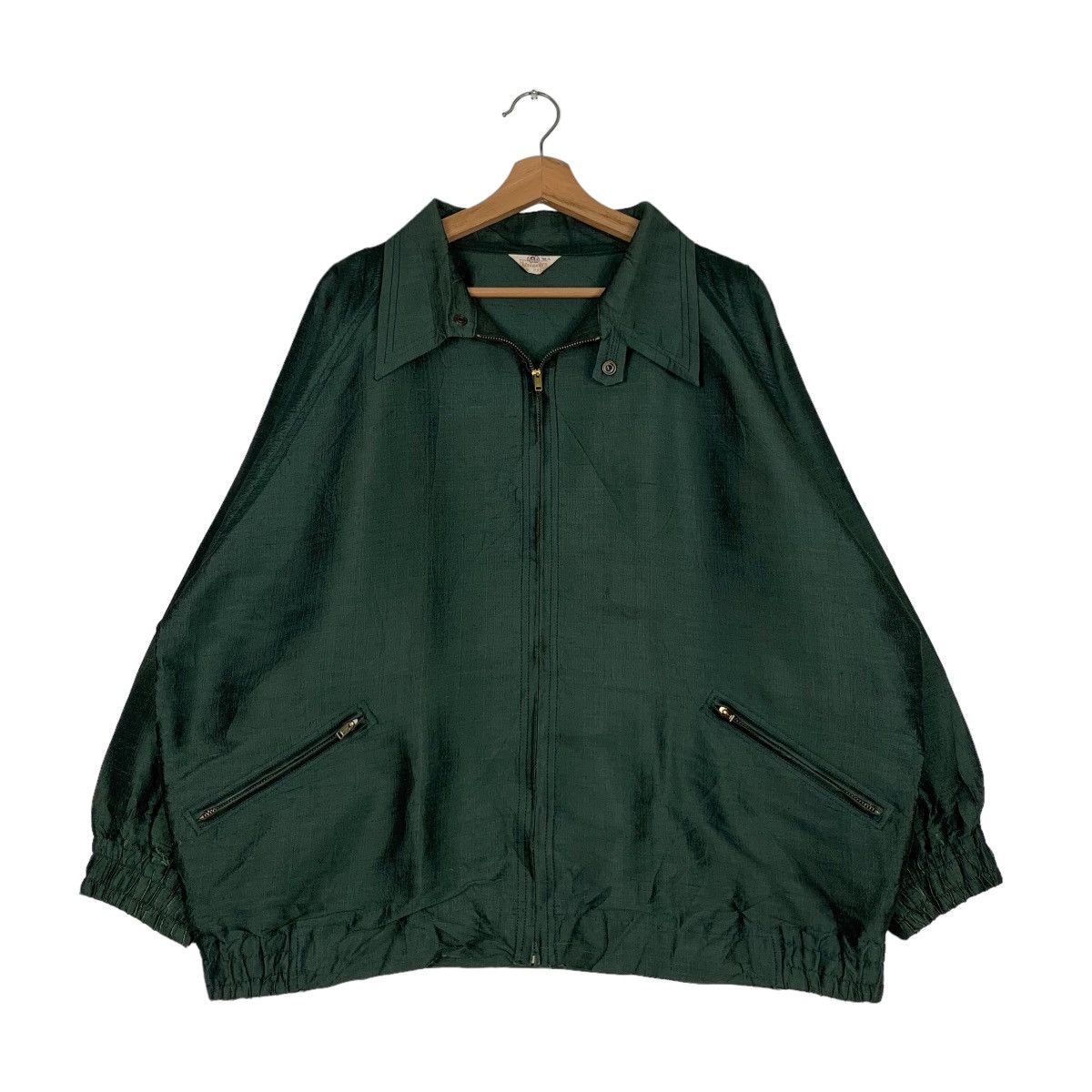 Vintage SHINAWATRA THAI HOUSE Green Casual Jacket #0497-C23 Size US M / EU 48-50 / 2 - 1 Thumbnail