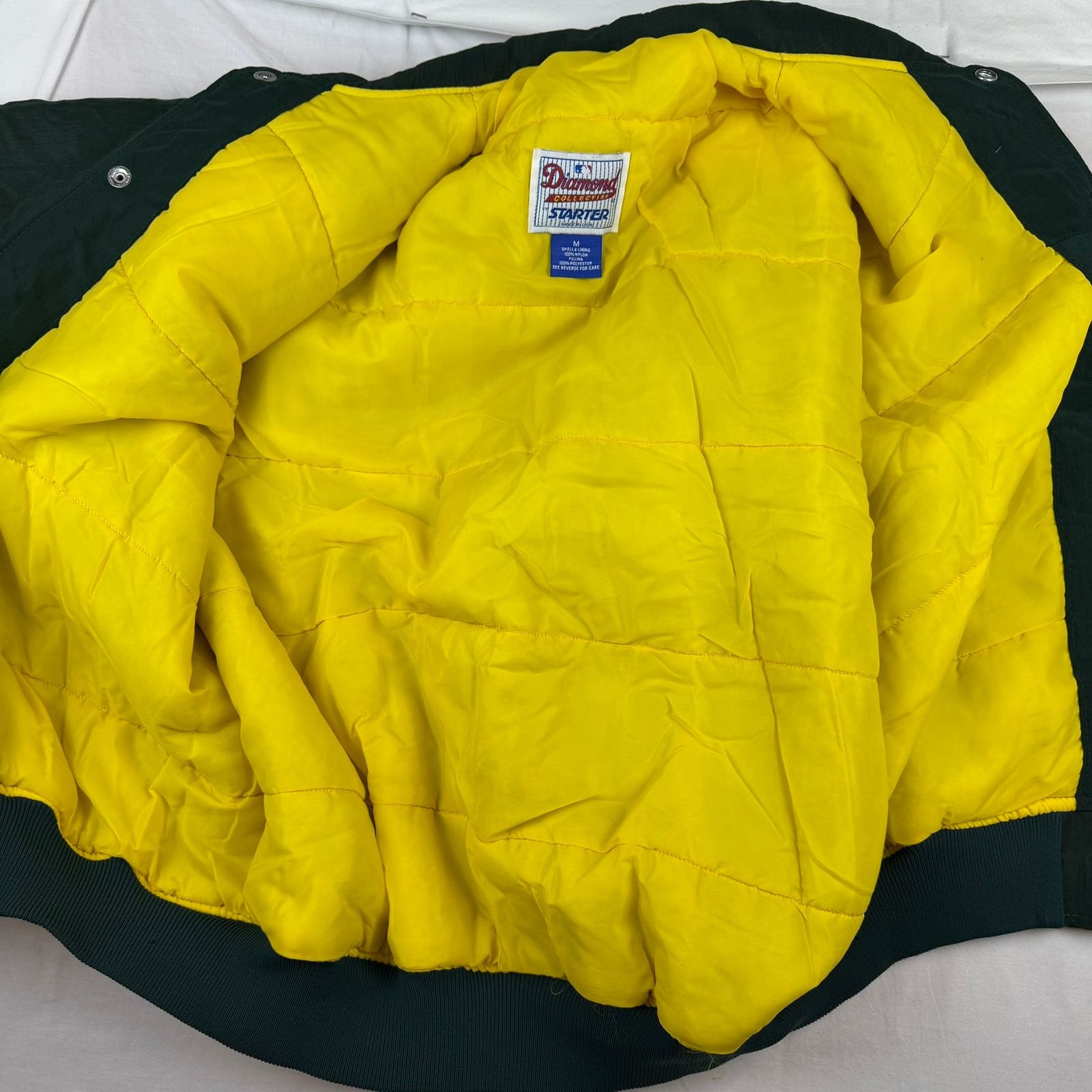 Starter Vintage Oakland A's Starter Jacket - Diamond Collection - M Size US M / EU 48-50 / 2 - 7 Thumbnail