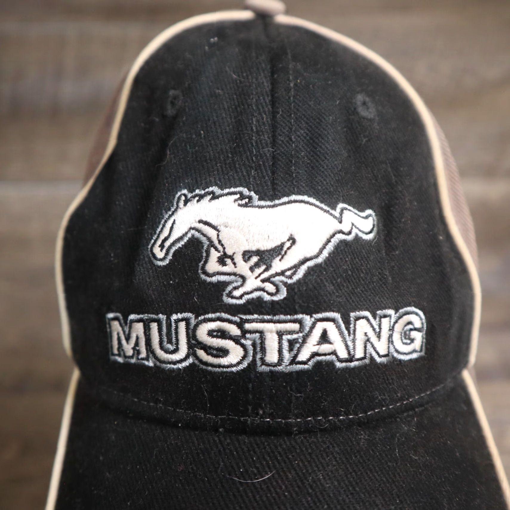 Ford FORD MUSTANG Baseball Cap Adjustable Black Classic Casual Mens Size ONE SIZE - 2 Thumbnail