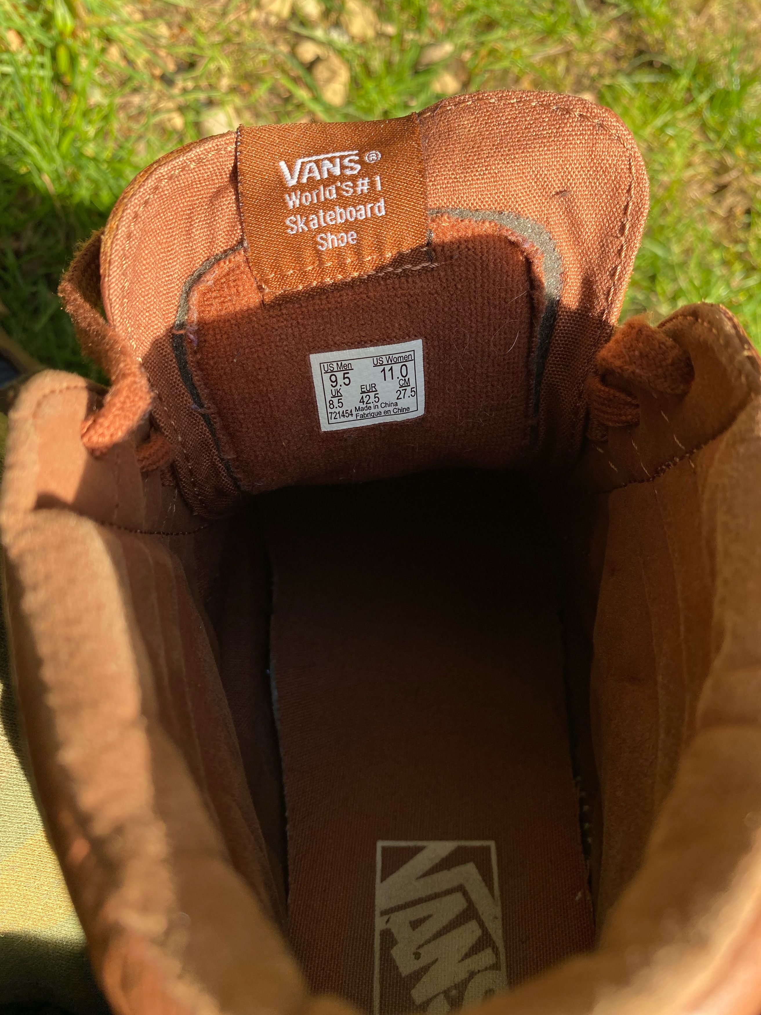 Vans High-top leather Vans Size US 9.5 / EU 42-43 - 3 Thumbnail