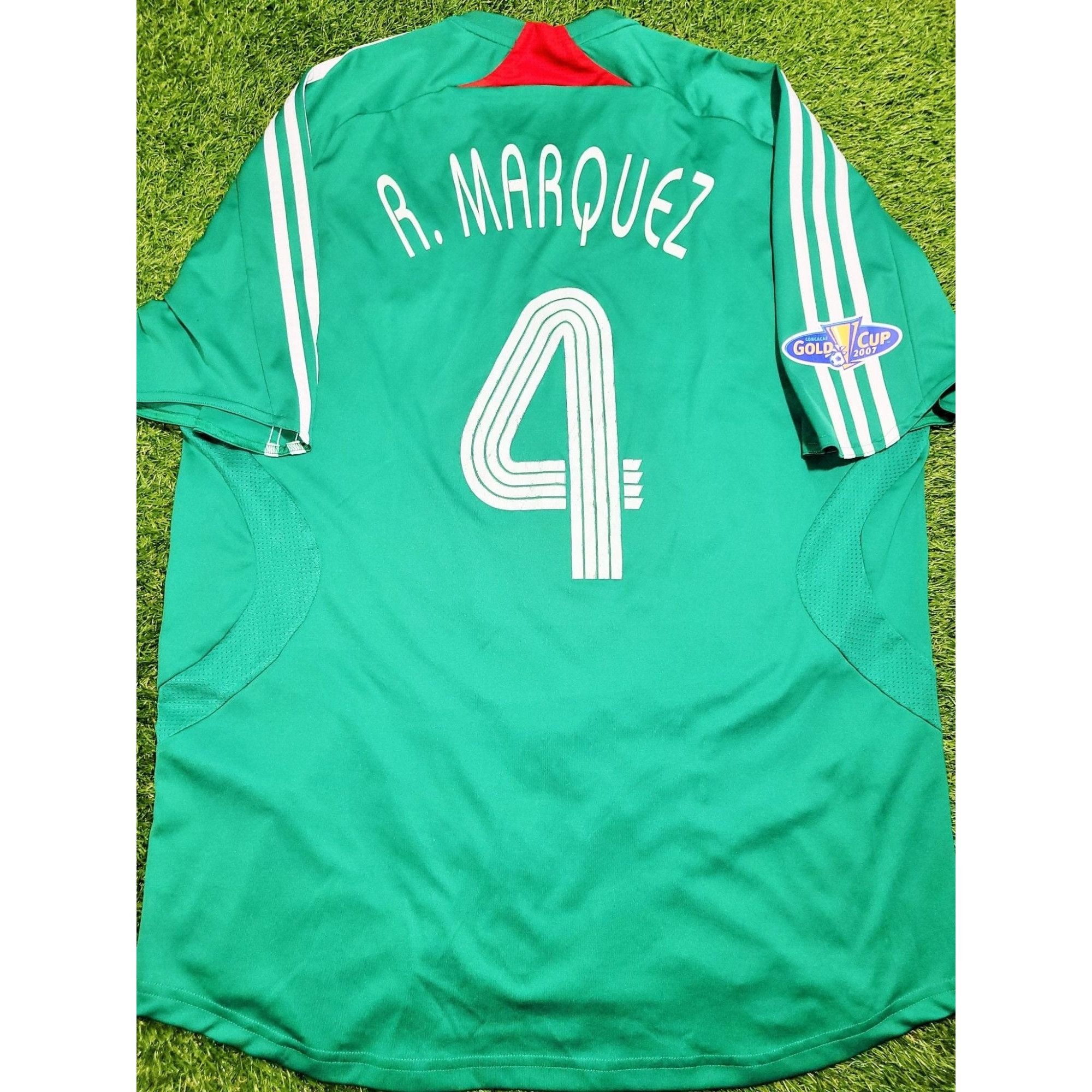 Adidas Marquez Mexico 2007 GOLD CUP Soccer Jersey Shirt XL SKU 642 Grailed